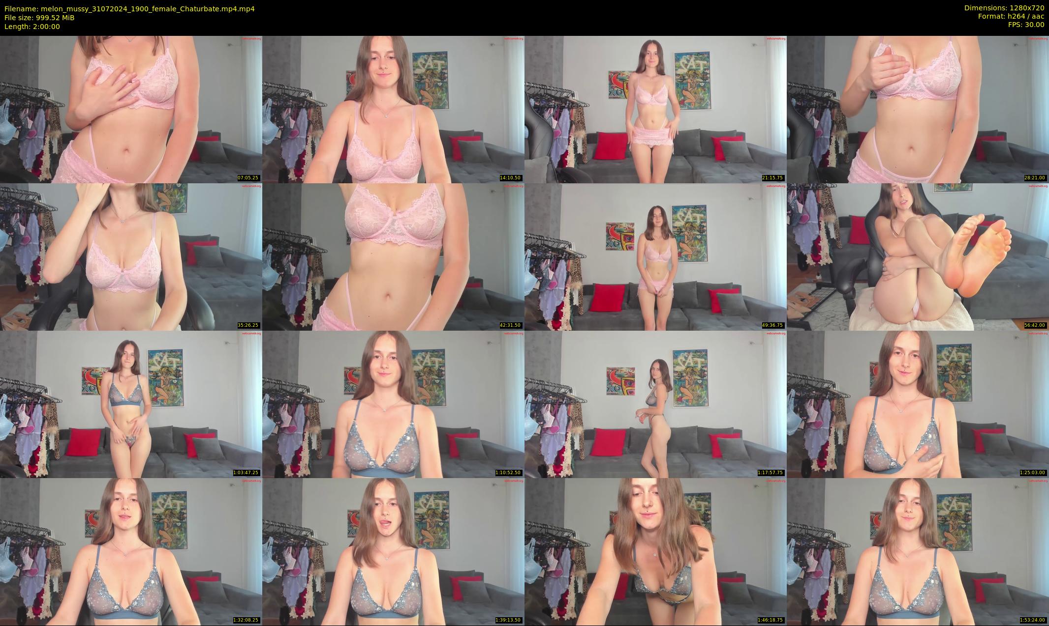 melon_mussy — 120 minute Chaturbate female cam show recording, 720p, Jul 31, 2024