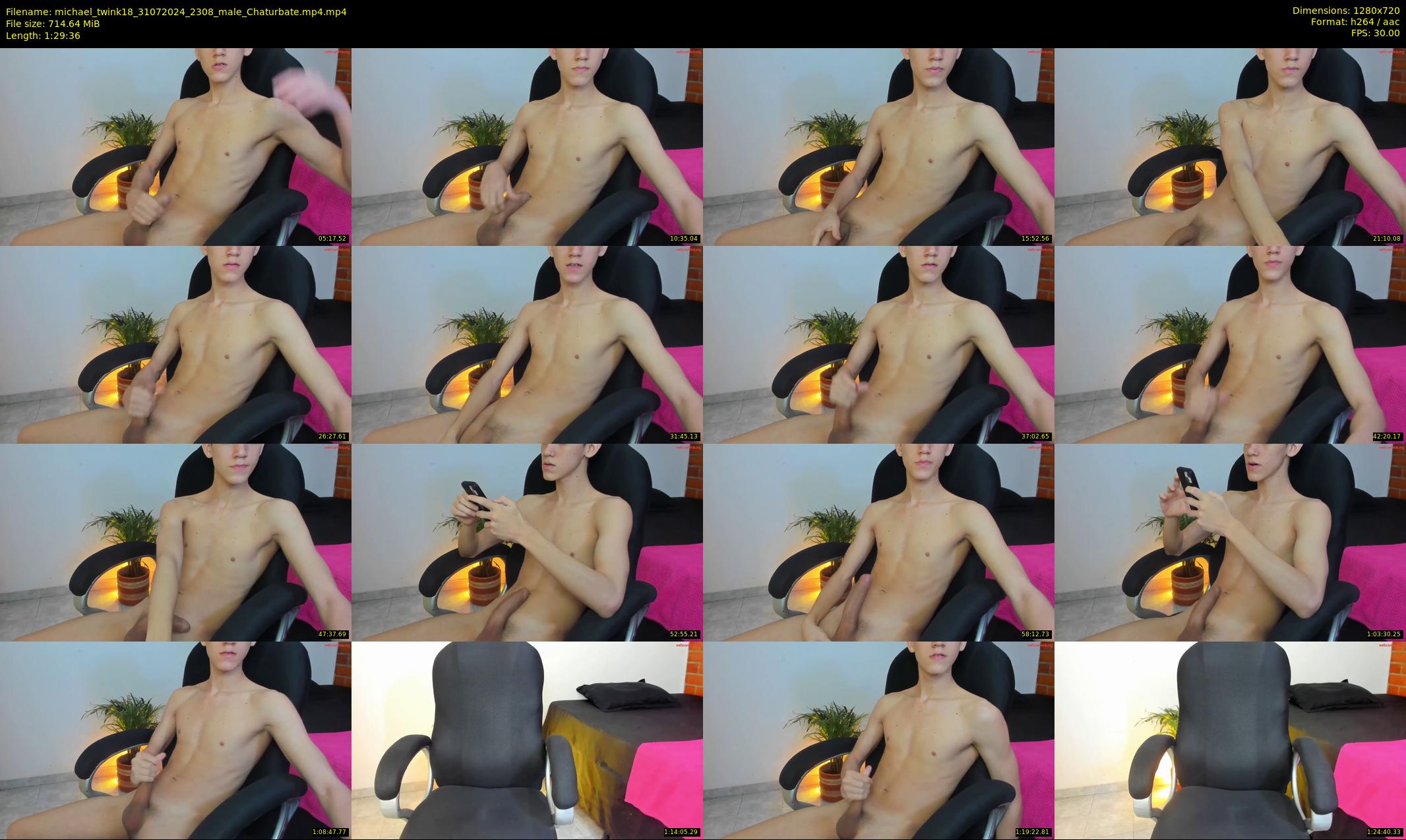 michael_twink18 — 90 minute Chaturbate male cam show recording, 720p, Jul 31, 2024