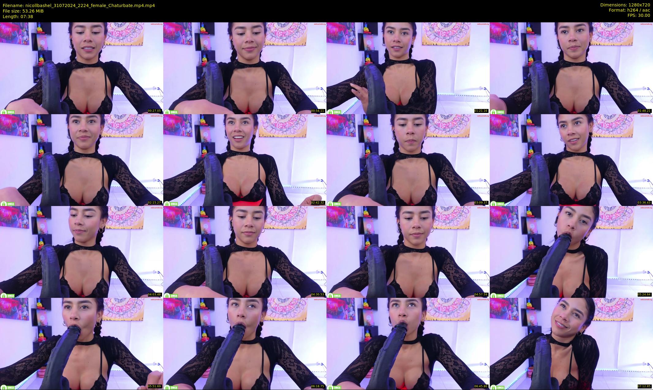 nicollbashel — 8 minute Chaturbate female cam show recording, 720p, Jul 31, 2024