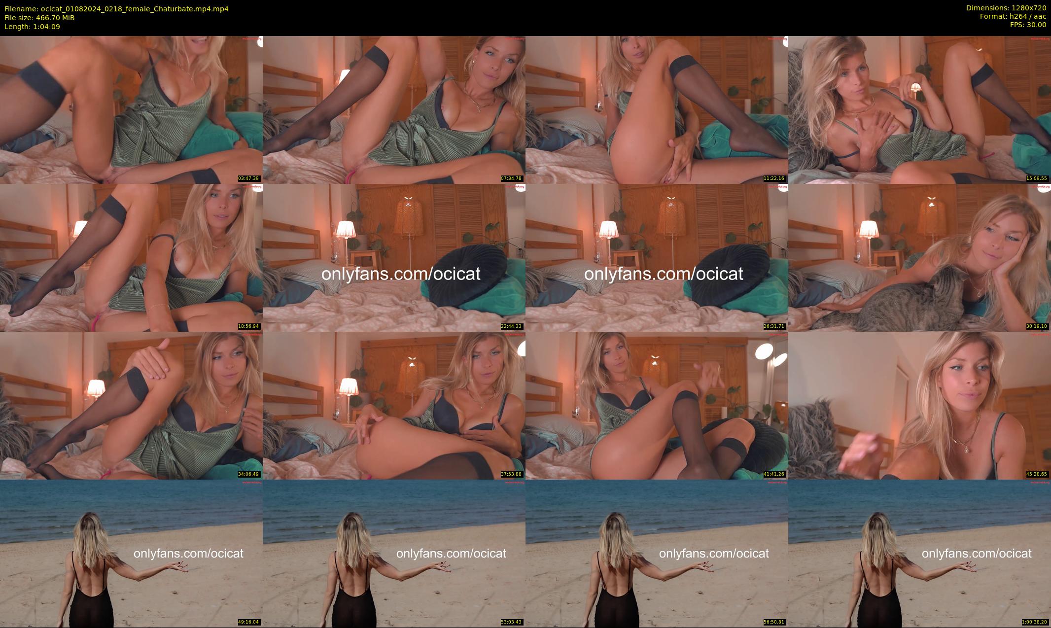ocicat — 65 minute Chaturbate female cam show recording, 720p, Aug 1, 2024