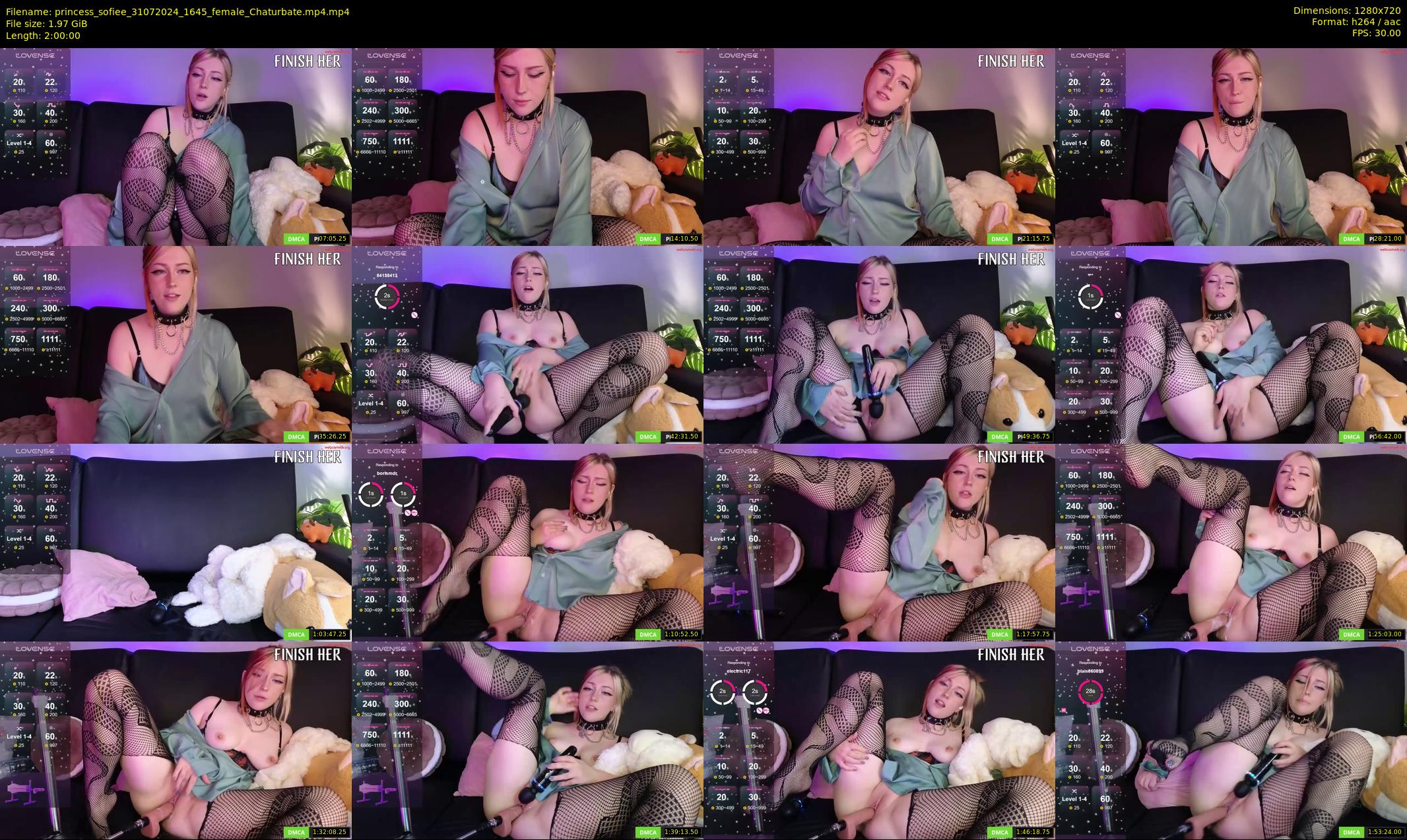 princess_sofiee — 120 minute Chaturbate female cam show recording, 720p, Jul 31, 2024