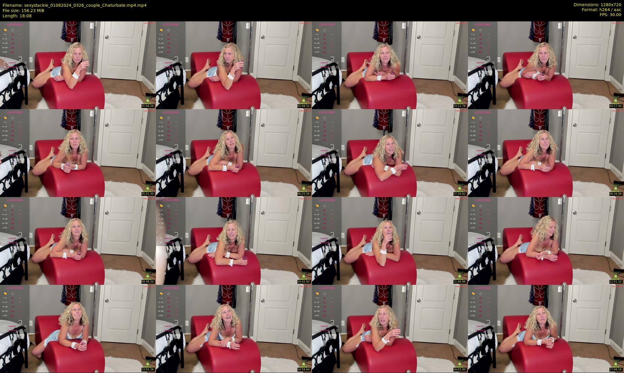 sexystackie — 19 minute Chaturbate couple cam show recording, 720p, Aug 1, 2024