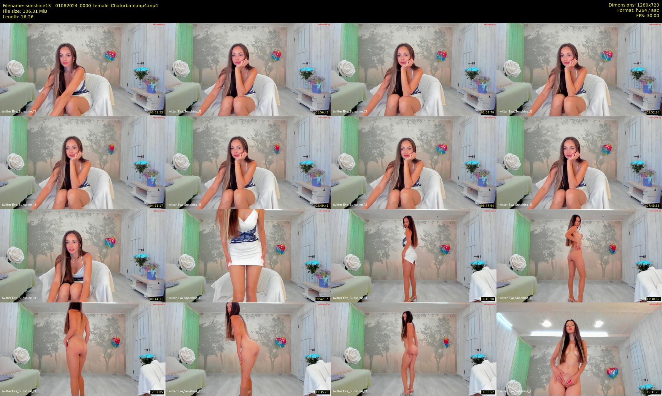 sunshine13_ — 17 minute Chaturbate female cam show recording, 720p, Aug 1, 2024