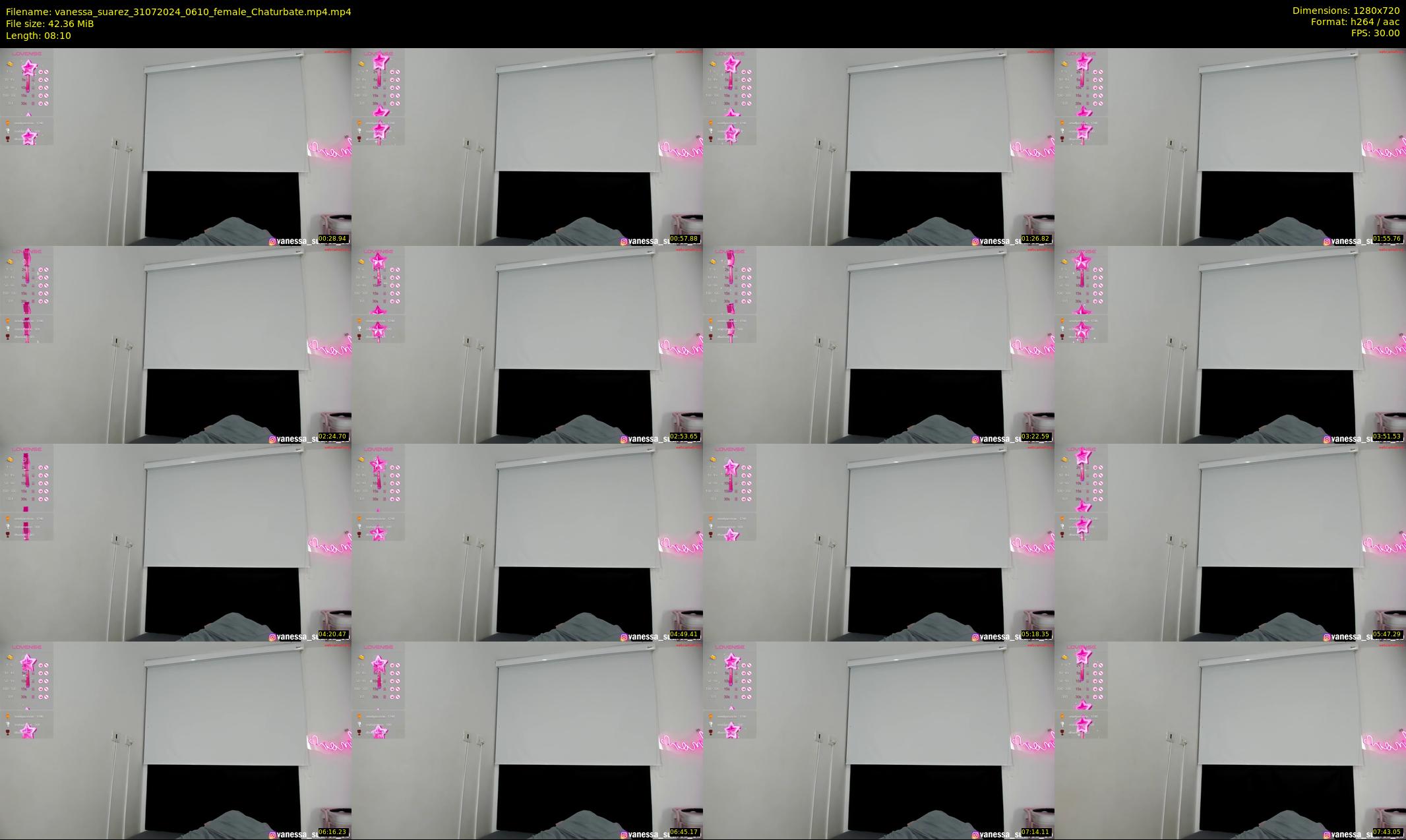 vanessa_suarez — 9 minute Chaturbate female cam show recording, 720p, Jul 31, 2024