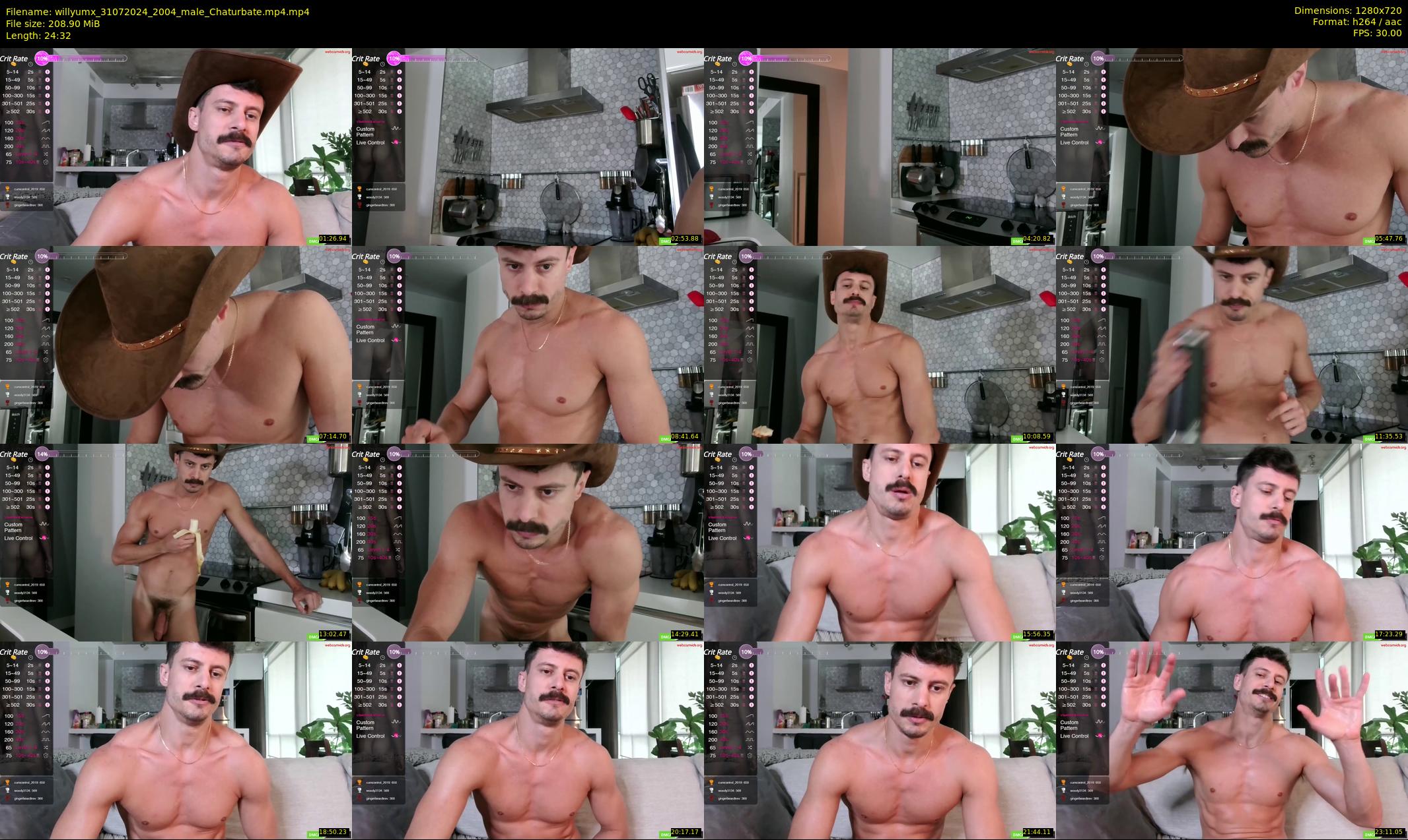willyumx — 25 minute Chaturbate male cam show recording, 720p, Jul 31, 2024