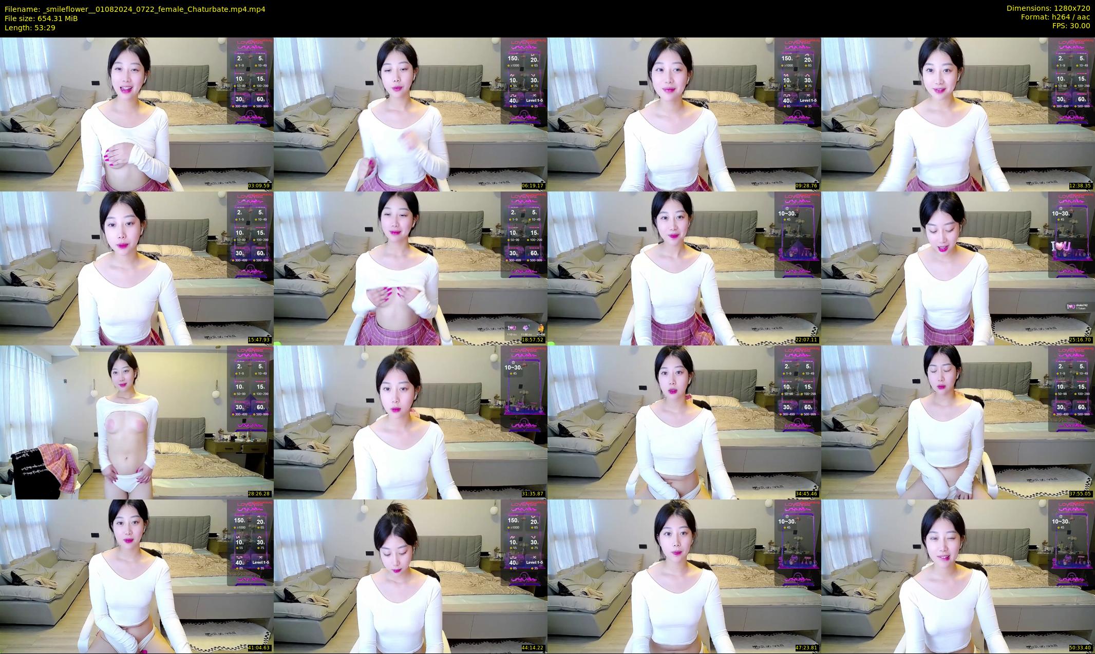 _smileflower_ — 54 minute Chaturbate female cam show recording, 720p, Aug 1, 2024