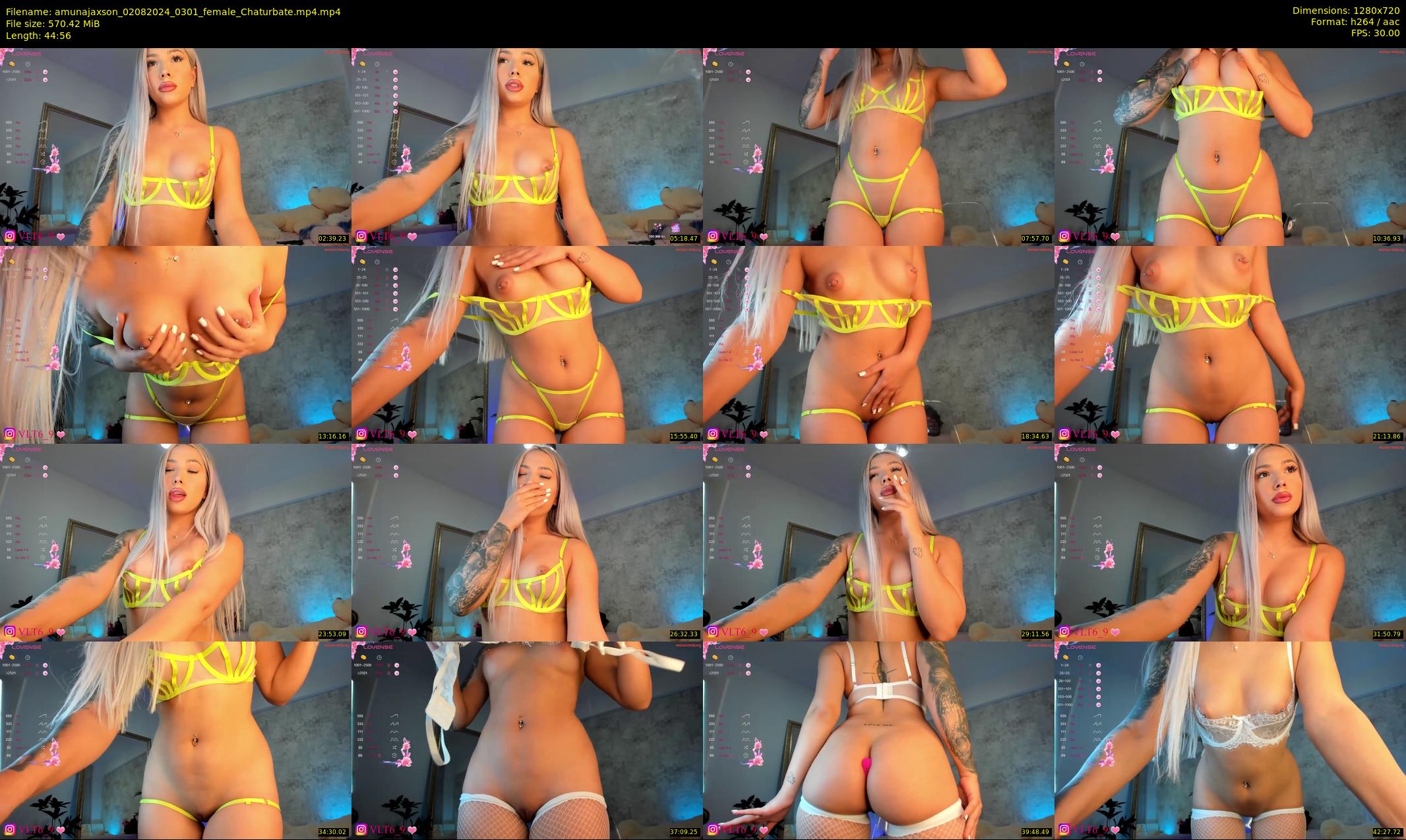 amunajaxson — 45 minute Chaturbate female cam show recording, 720p, Aug 2, 2024