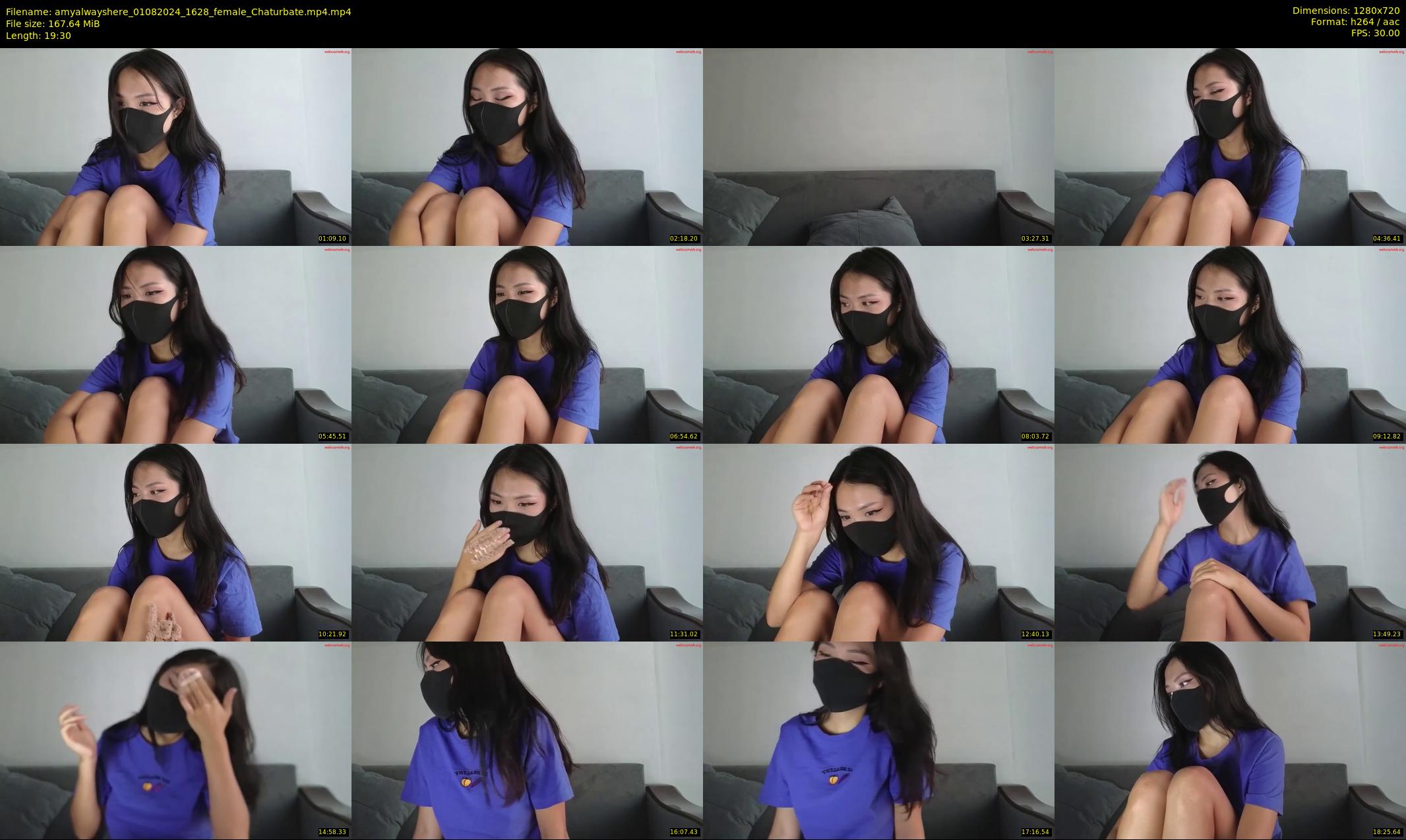 amyalwayshere — 20 minute Chaturbate female cam show recording, 720p, Aug 1, 2024