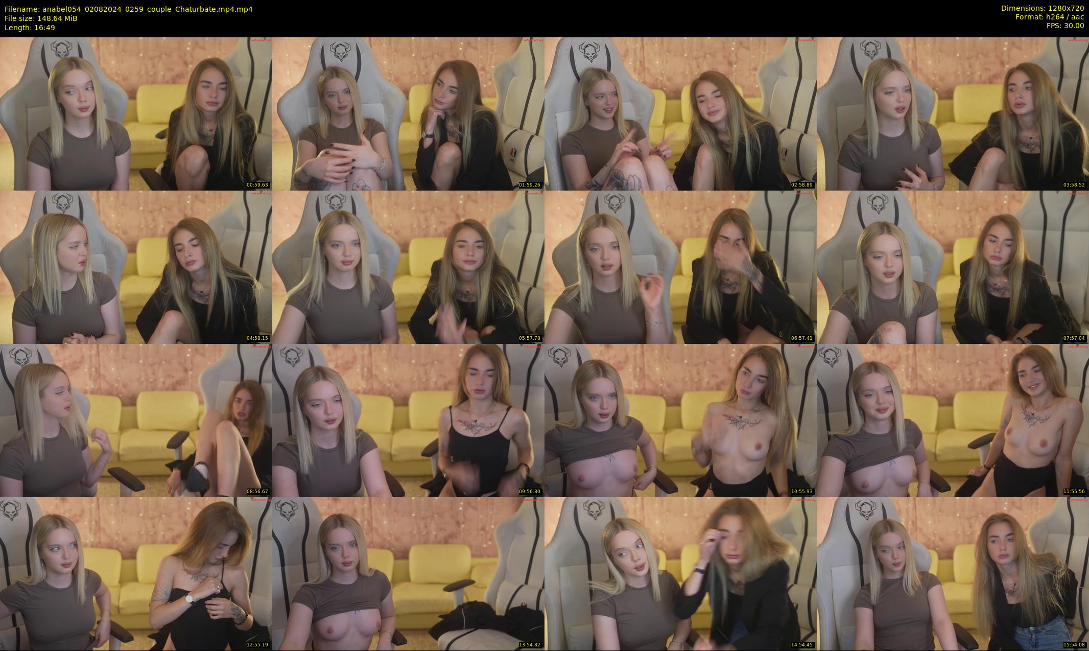 anabel054 — 17 minute Chaturbate female cam show recording, 720p, Aug 2, 2024