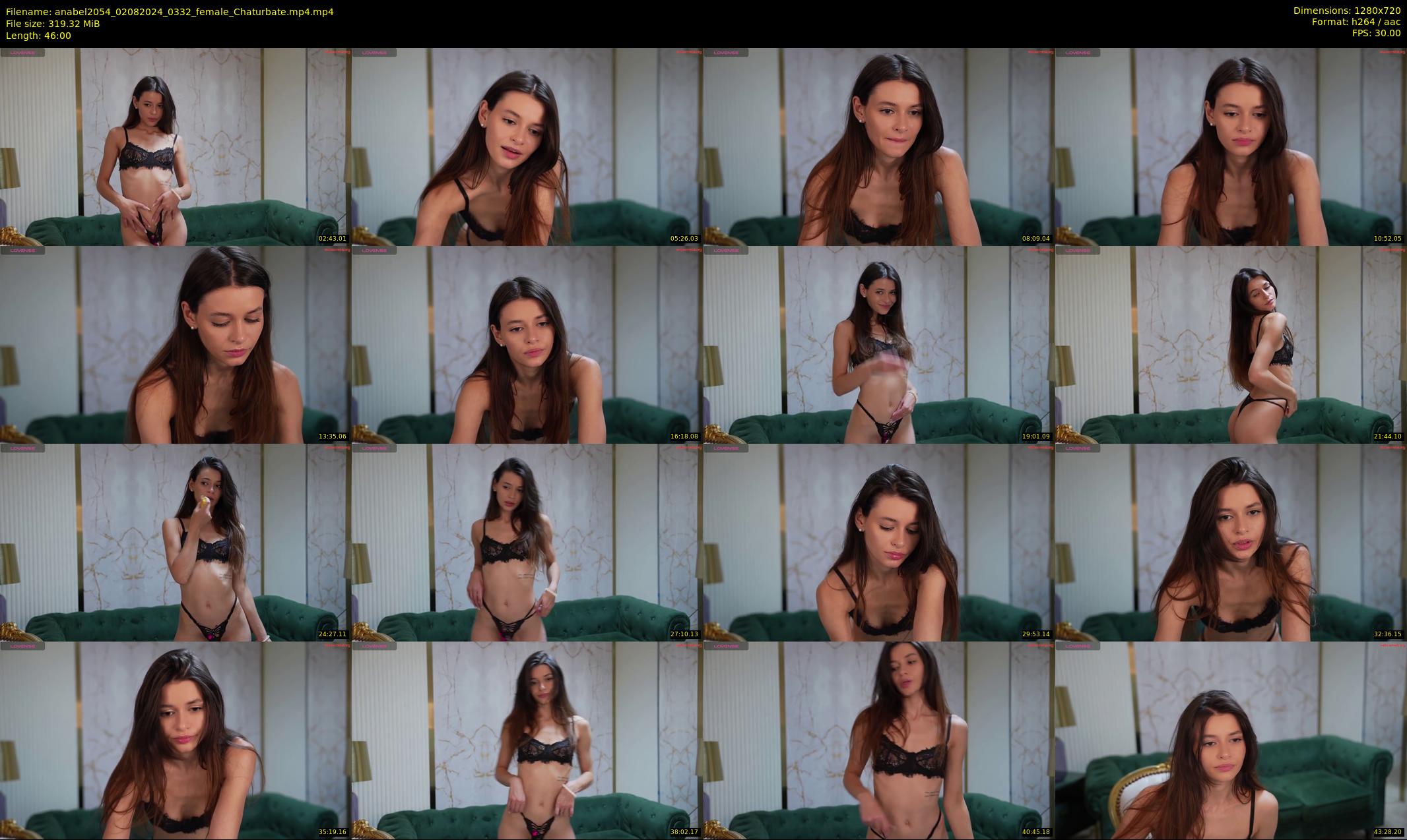 anabel2054 — 46 minute Chaturbate female cam show recording, 720p, Aug 2, 2024