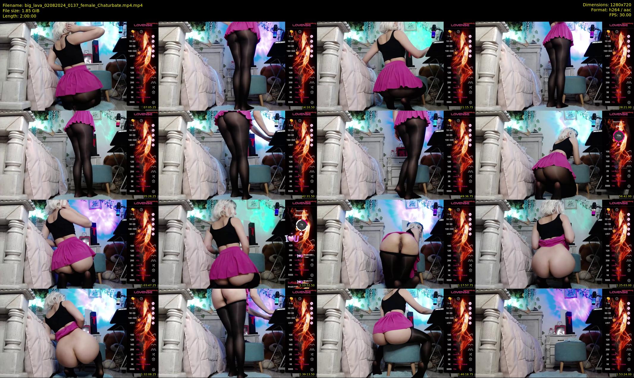 big_lava — 120 minute Chaturbate female cam show recording, 720p, Aug 2, 2024