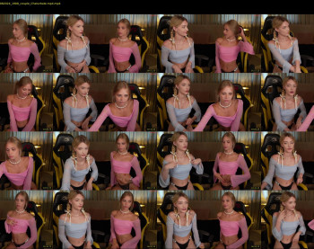 bright_diamonds_054 — 8 minute Chaturbate couple cam show recording, 720p, Aug 1, 2024