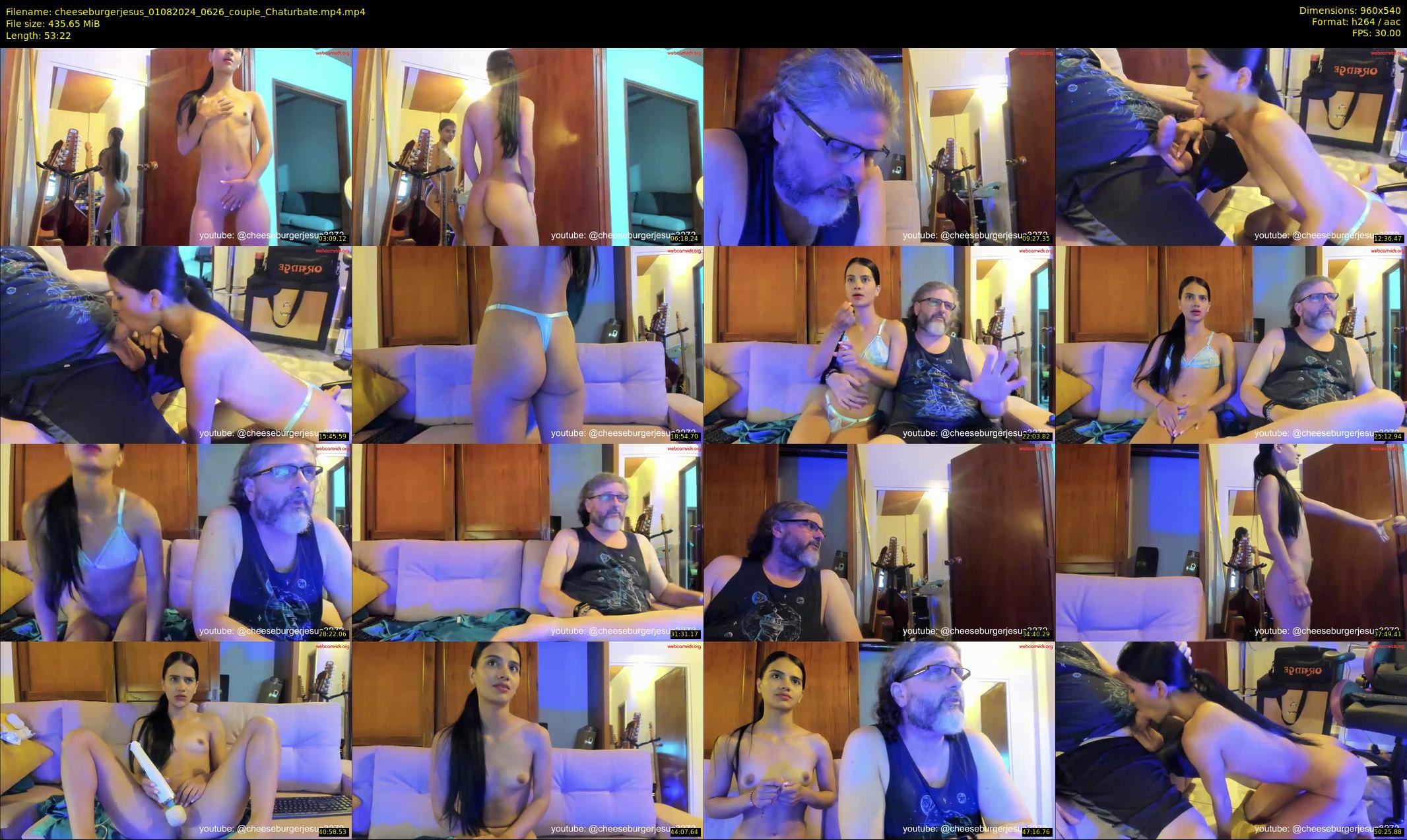 cheeseburgerjesus — 54 minute Chaturbate couple cam show recording, 480p, Aug 1, 2024