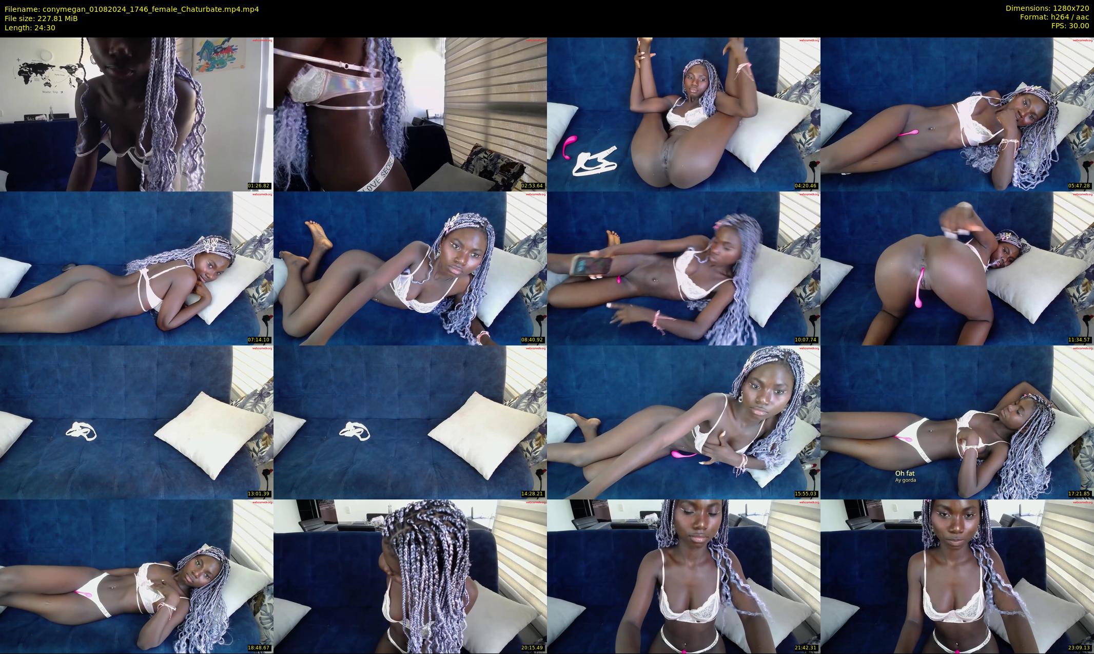 conymegan — 25 minute Chaturbate female cam show recording, 720p, Aug 1, 2024