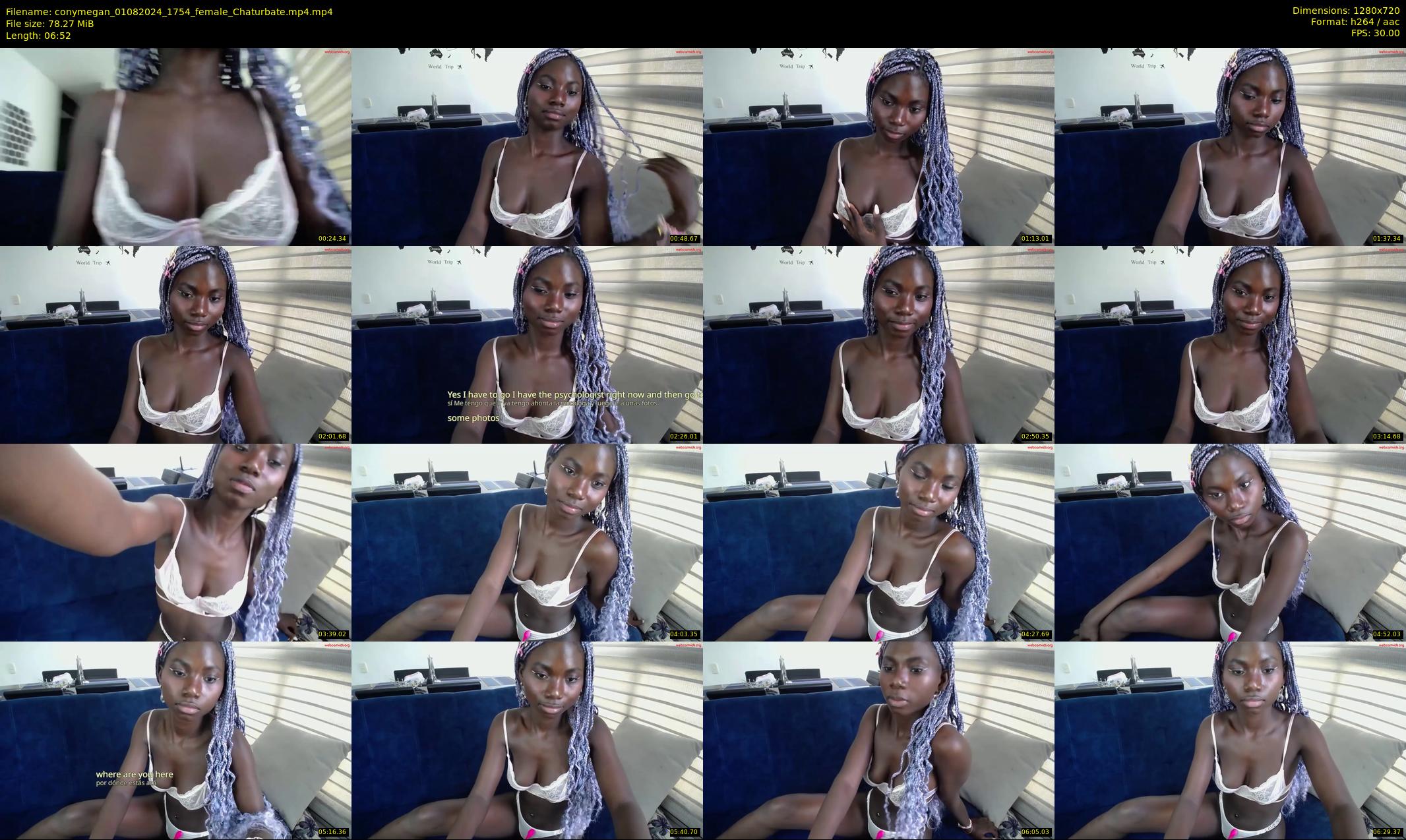 conymegan — 7 minute Chaturbate female cam show recording, 720p, Aug 1, 2024