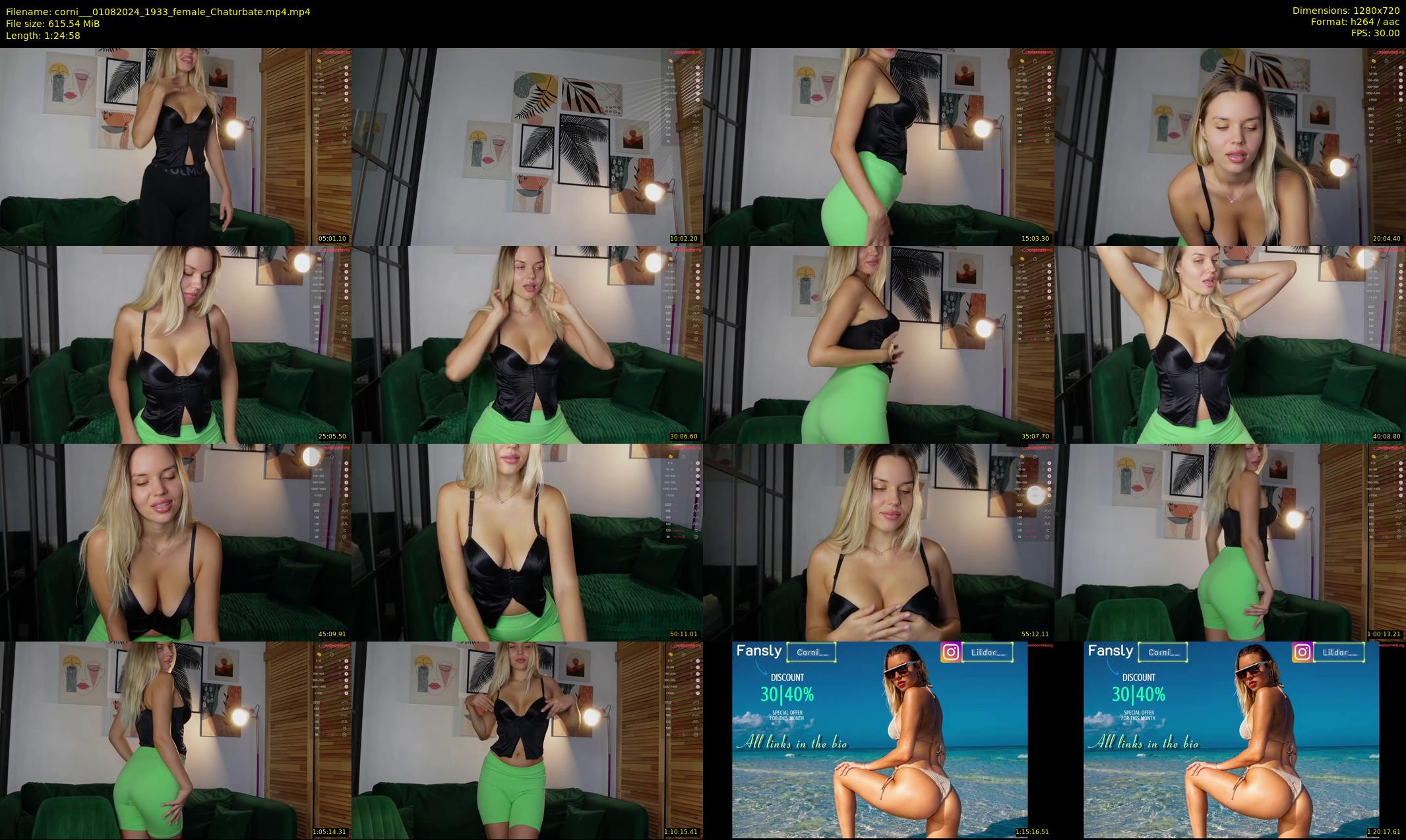 corni__ — 85 minute Chaturbate female cam show recording, 720p, Aug 1, 2024