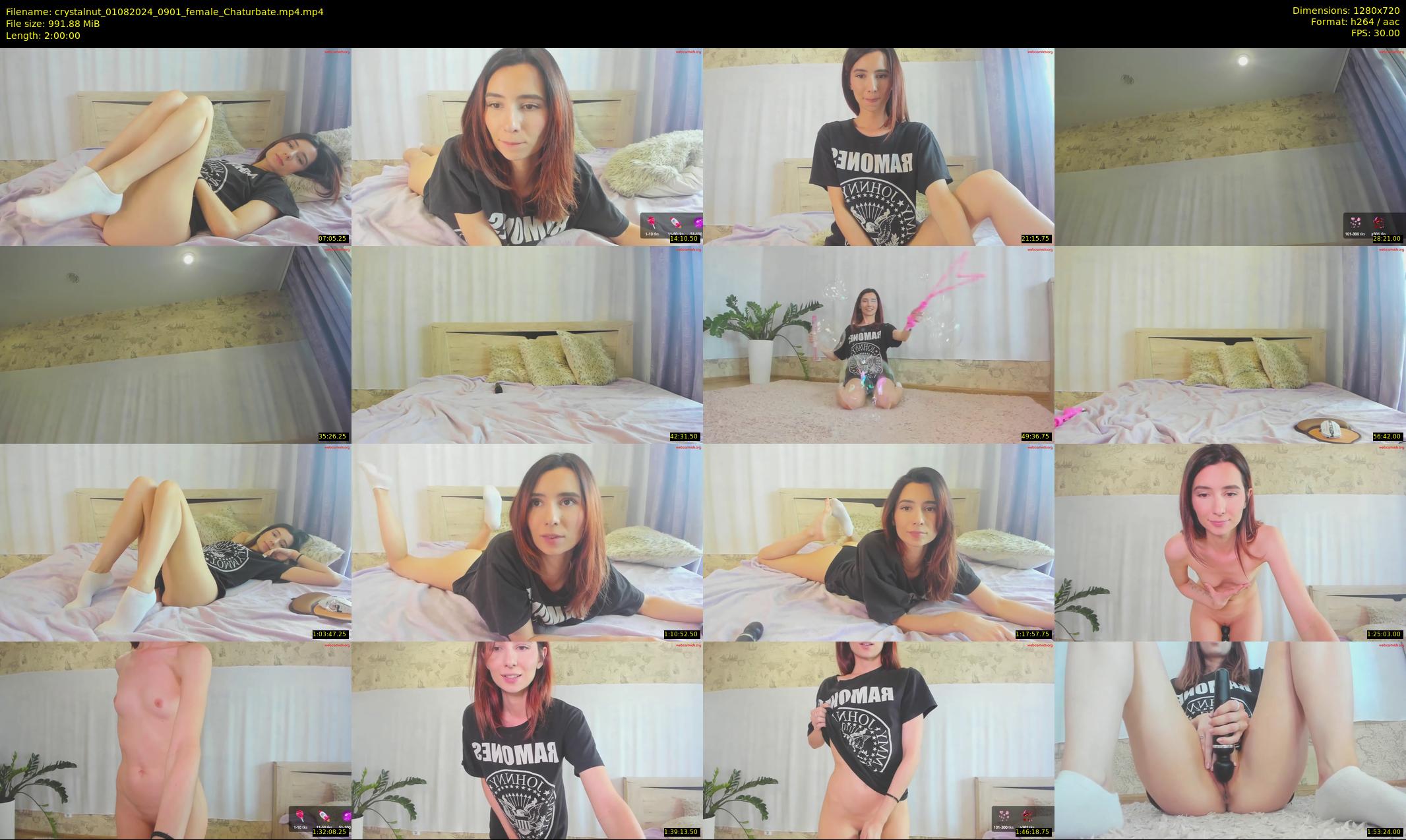 crystalnut — 120 minute Chaturbate female cam show recording, 720p, Aug 1, 2024