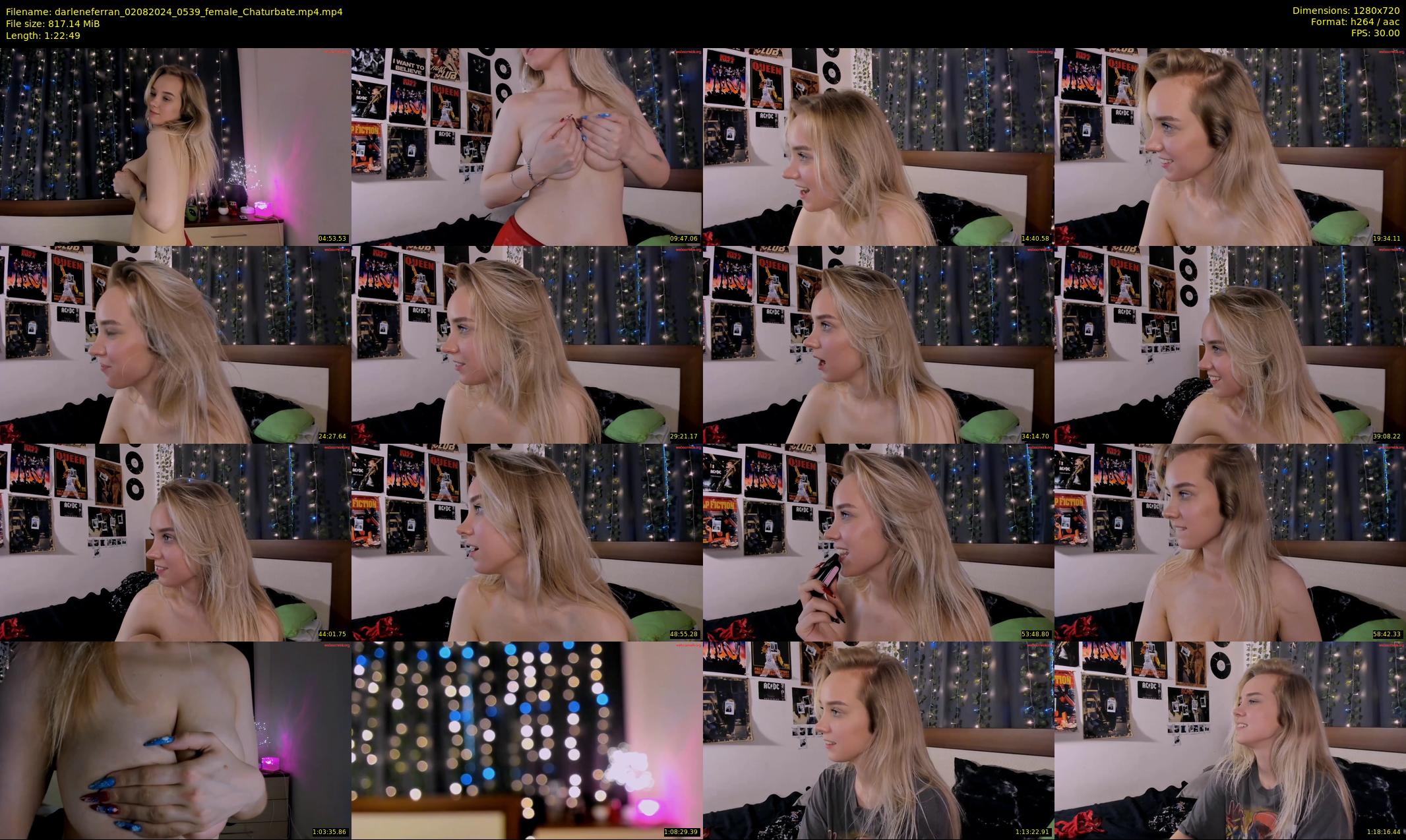 darleneferran — 83 minute Chaturbate female cam show recording, 720p, Aug 2, 2024