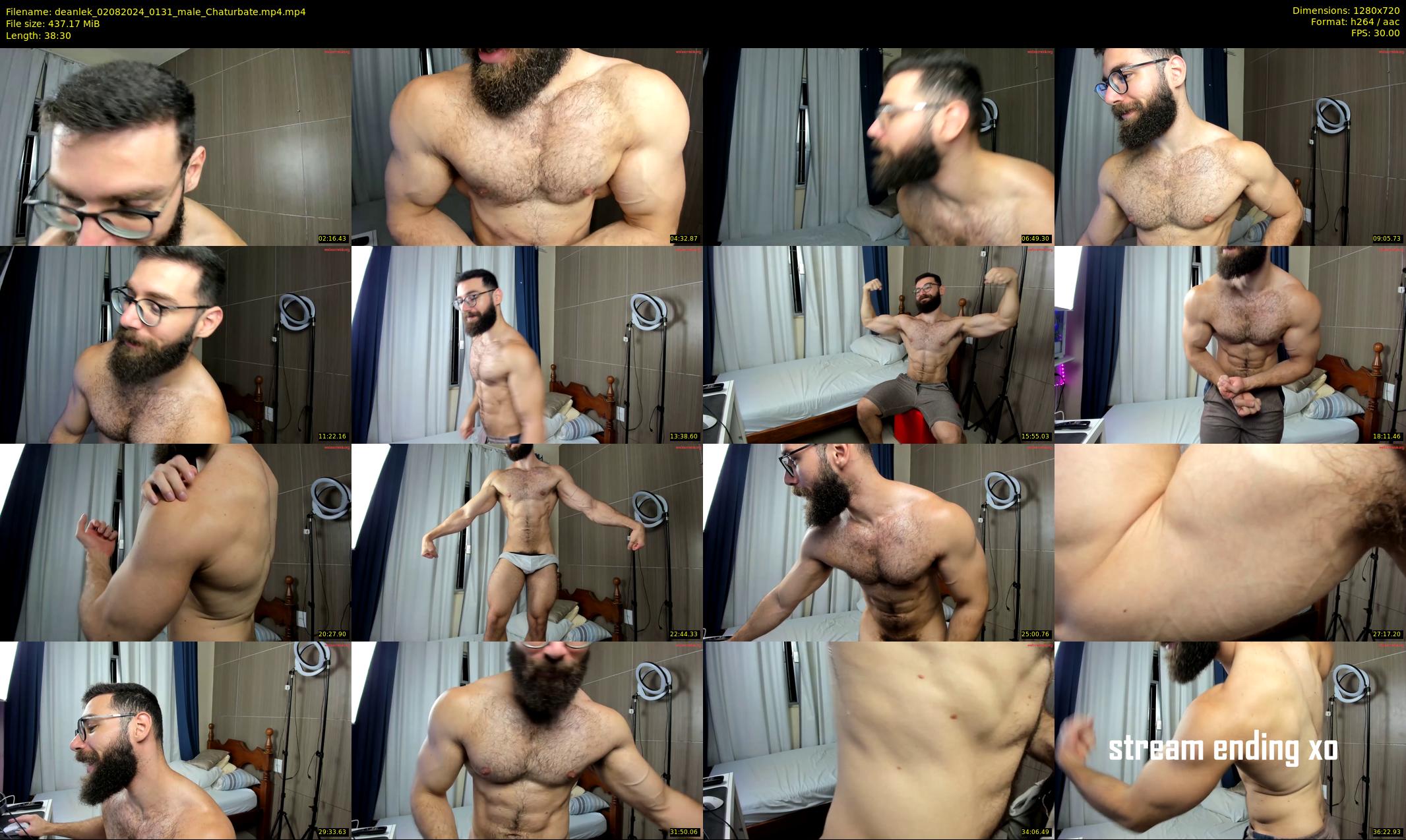 deanlek — 39 minute Chaturbate male cam show recording, 720p, Aug 2, 2024