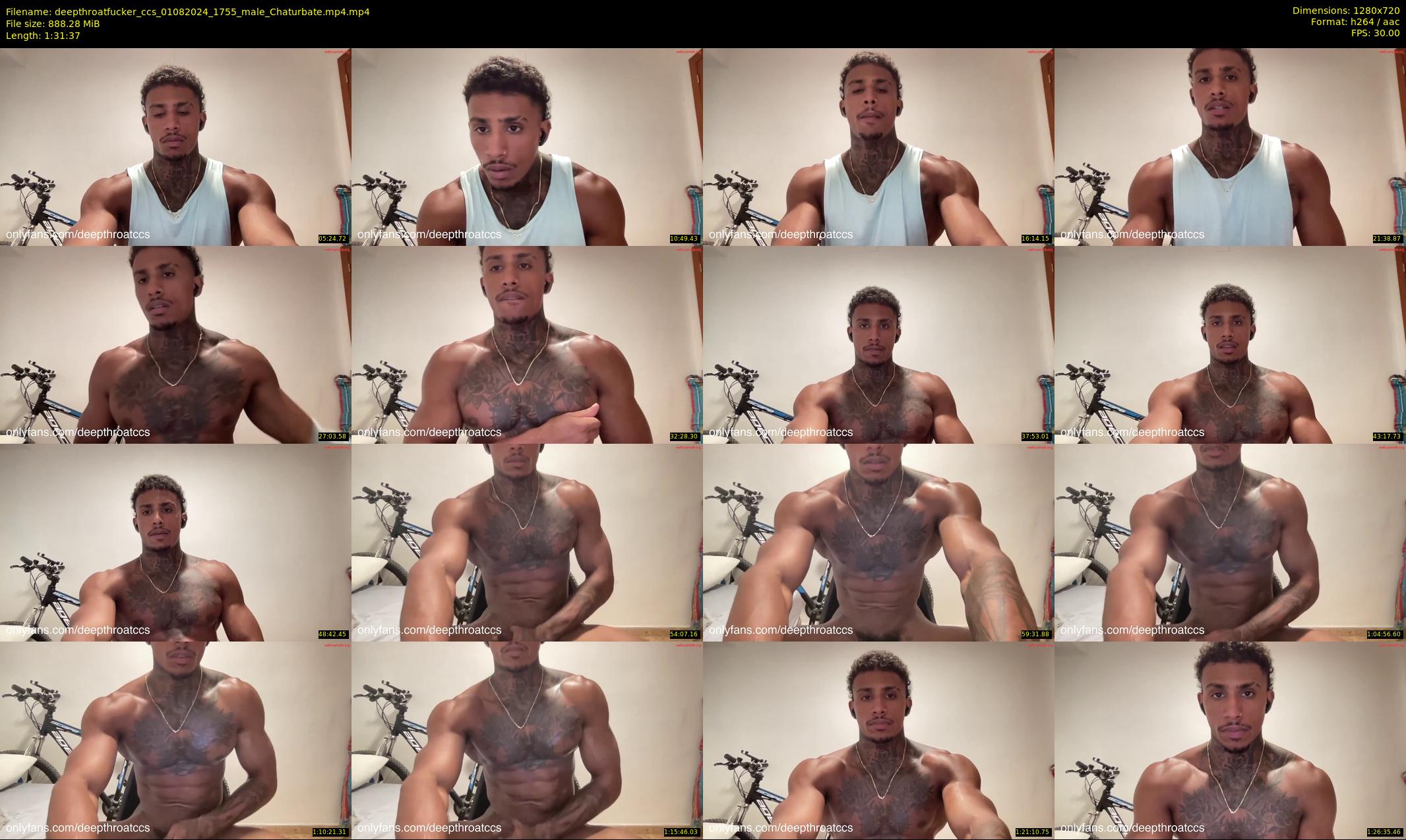 deepthroatfucker_ccs — 92 minute Chaturbate male cam show recording, 720p, Aug 1, 2024