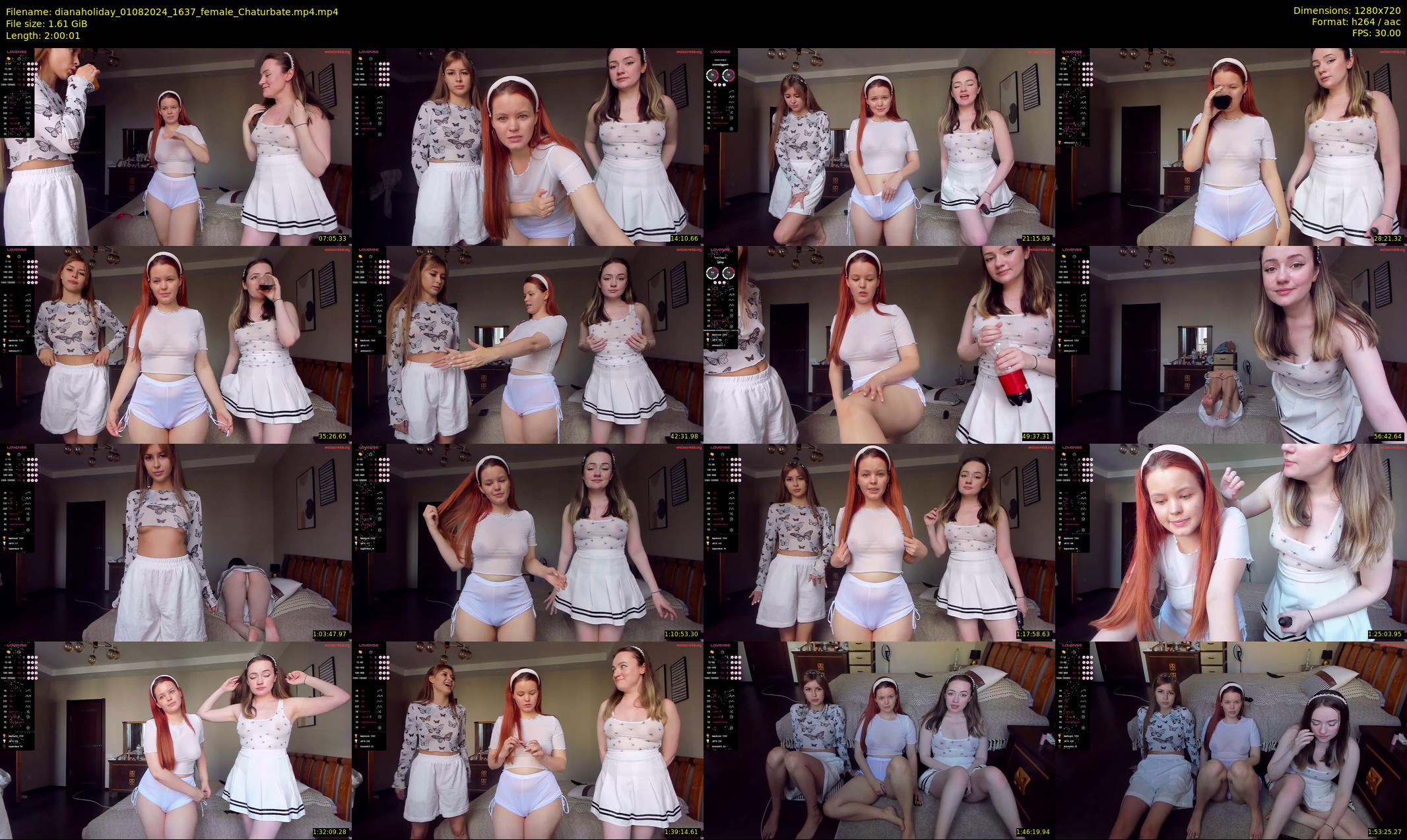 dianaholiday — 121 minute Chaturbate female cam show recording, 720p, Aug 1, 2024