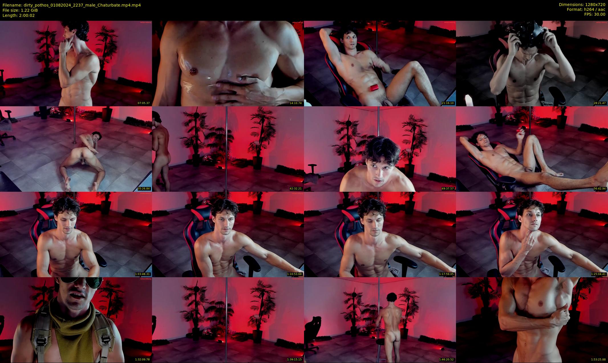 dirty_pothos — 121 minute Chaturbate male cam show recording, 720p, Aug 1, 2024