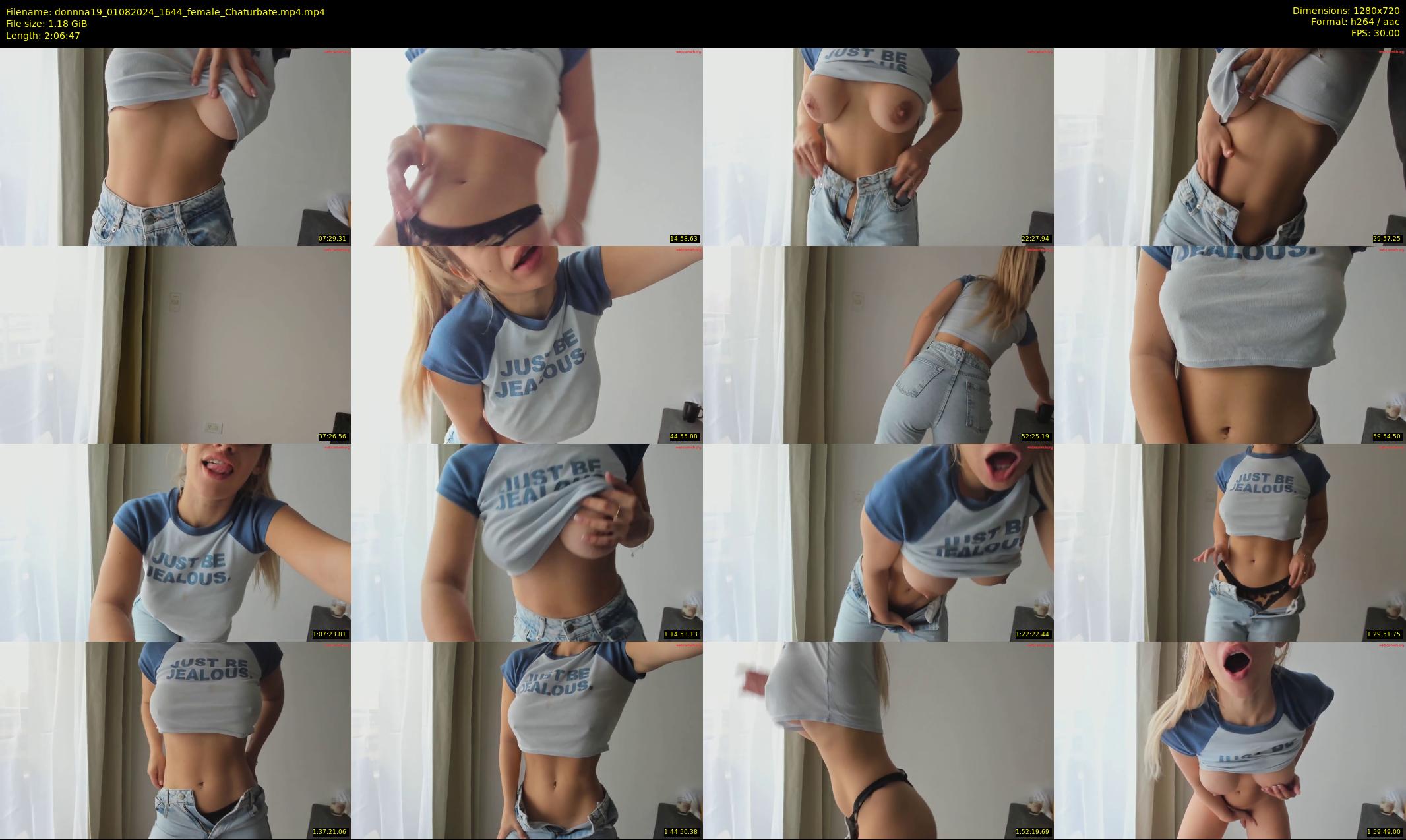 donnna19 — 127 minute Chaturbate female cam show recording, 720p, Aug 1, 2024