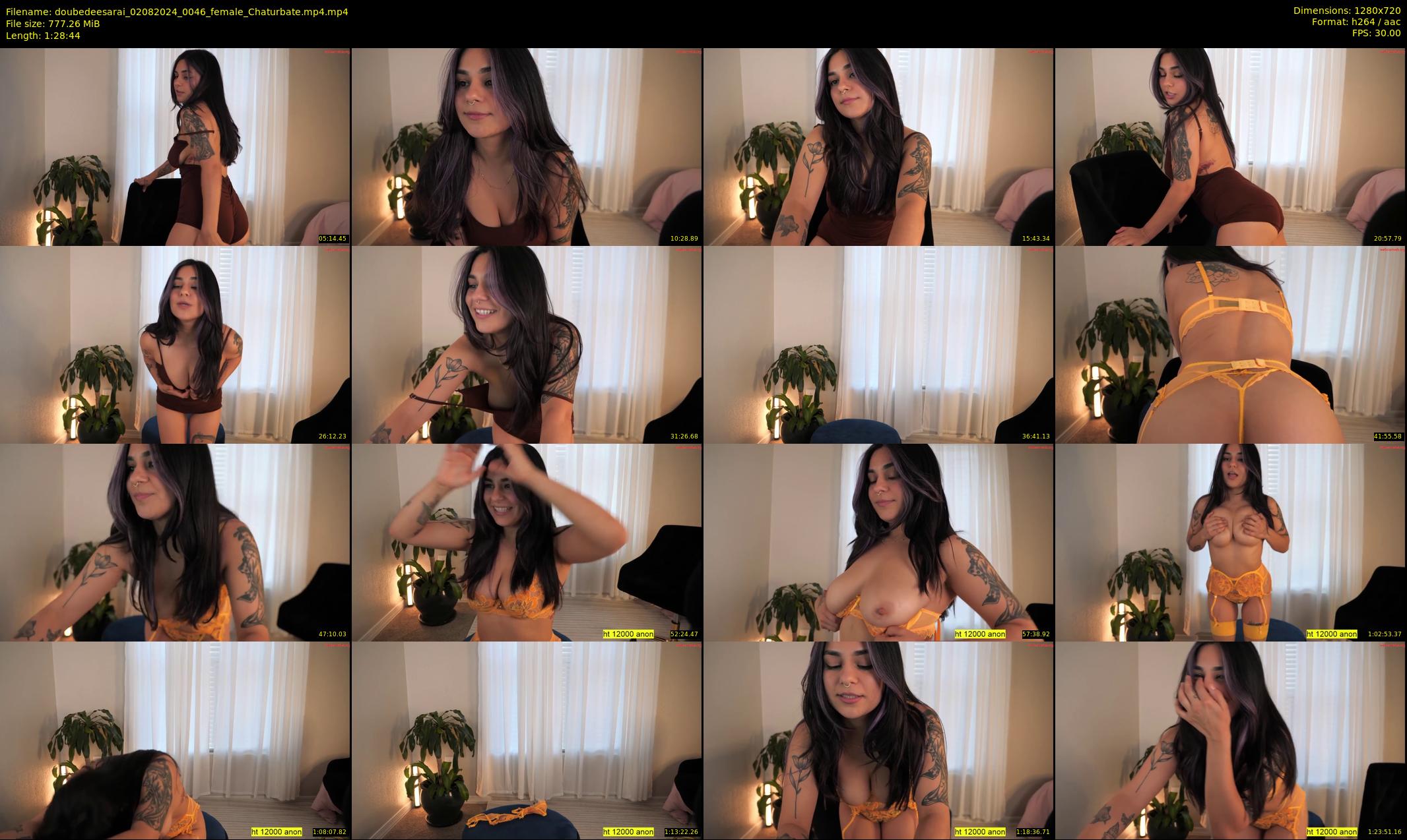 doubedeesarai — 89 minute Chaturbate female cam show recording, 720p, Aug 2, 2024