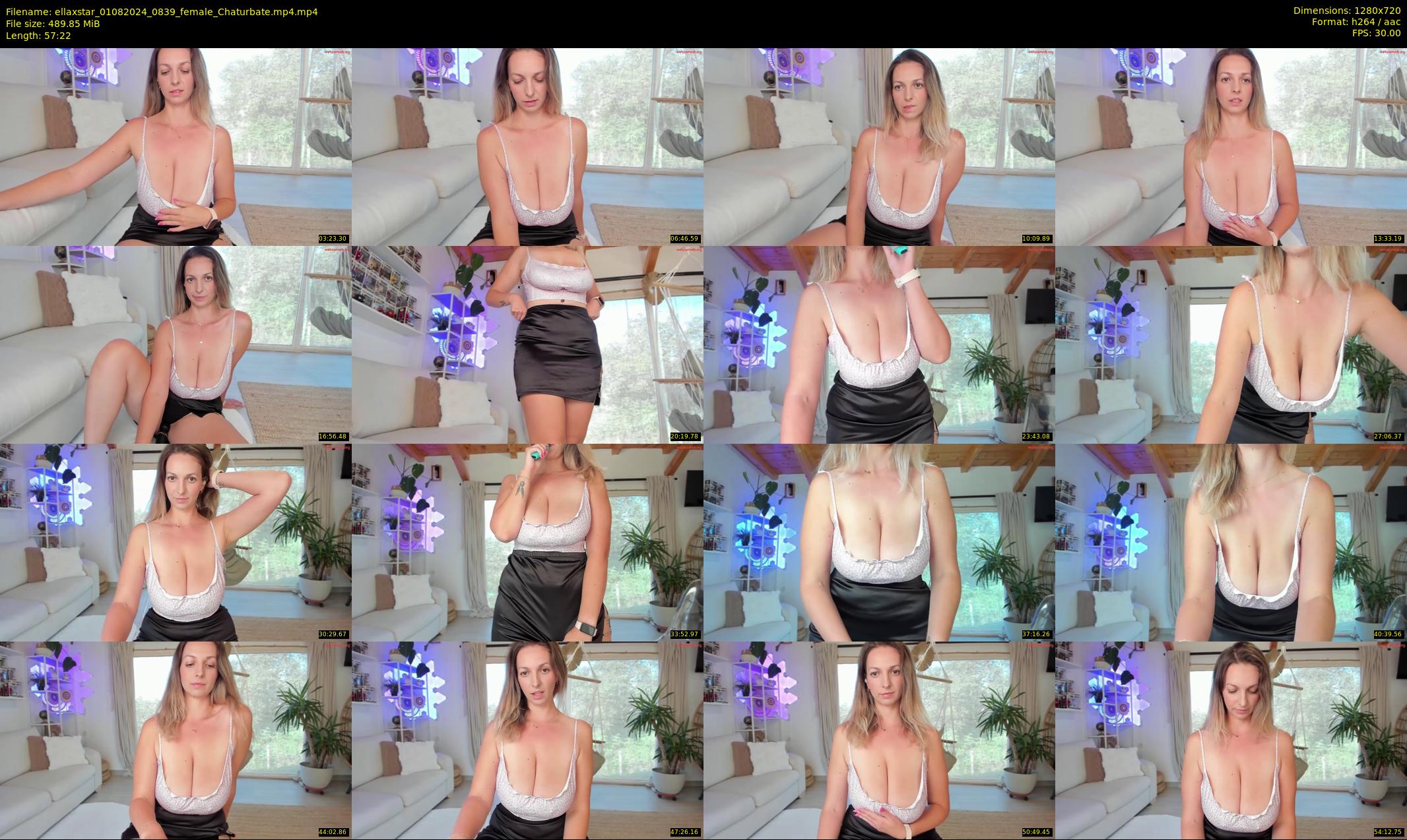 ellaxstar — 58 minute Chaturbate female cam show recording, 720p, Aug 1, 2024