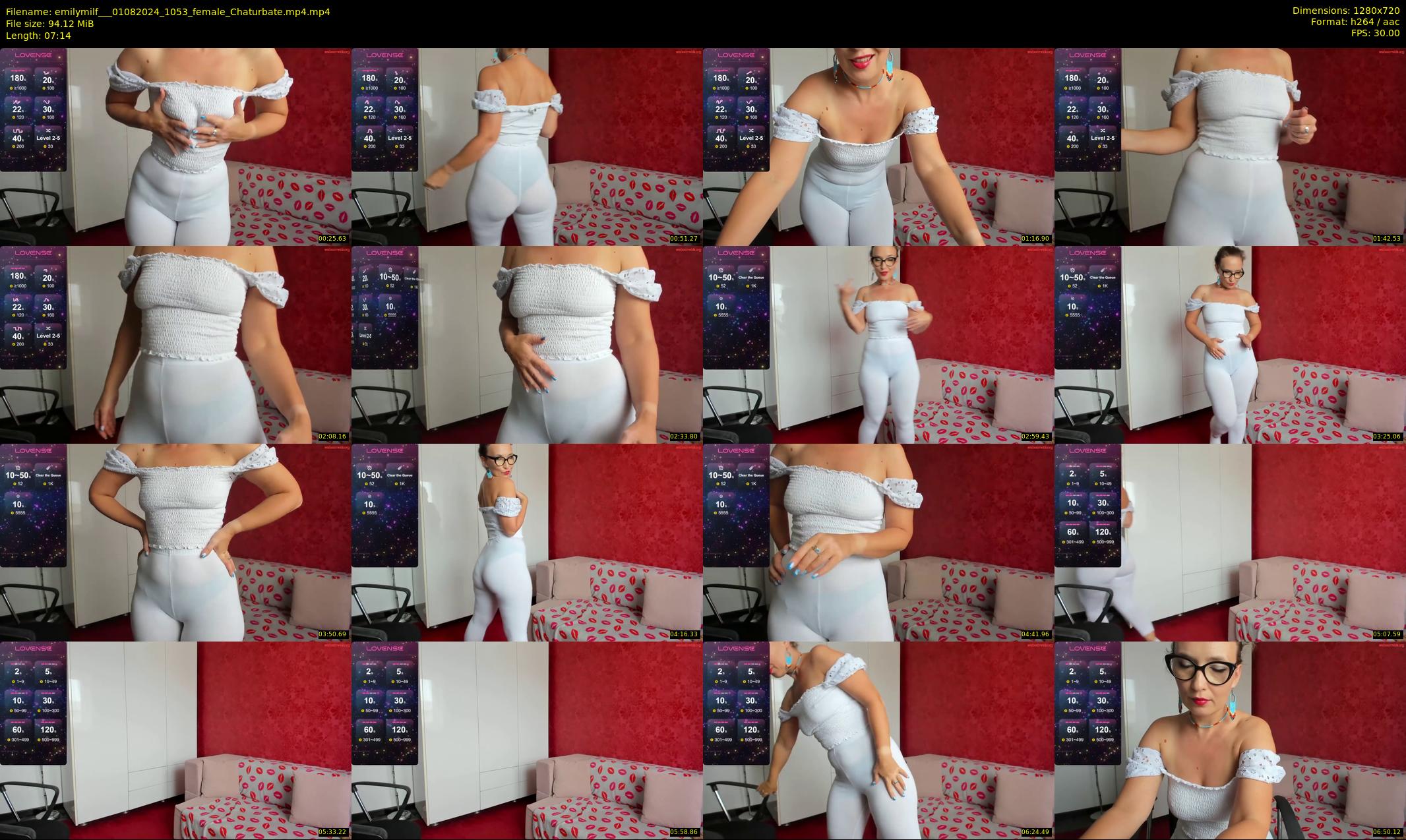 emilymilf__ — 8 minute Chaturbate female cam show recording, 720p, Aug 1, 2024
