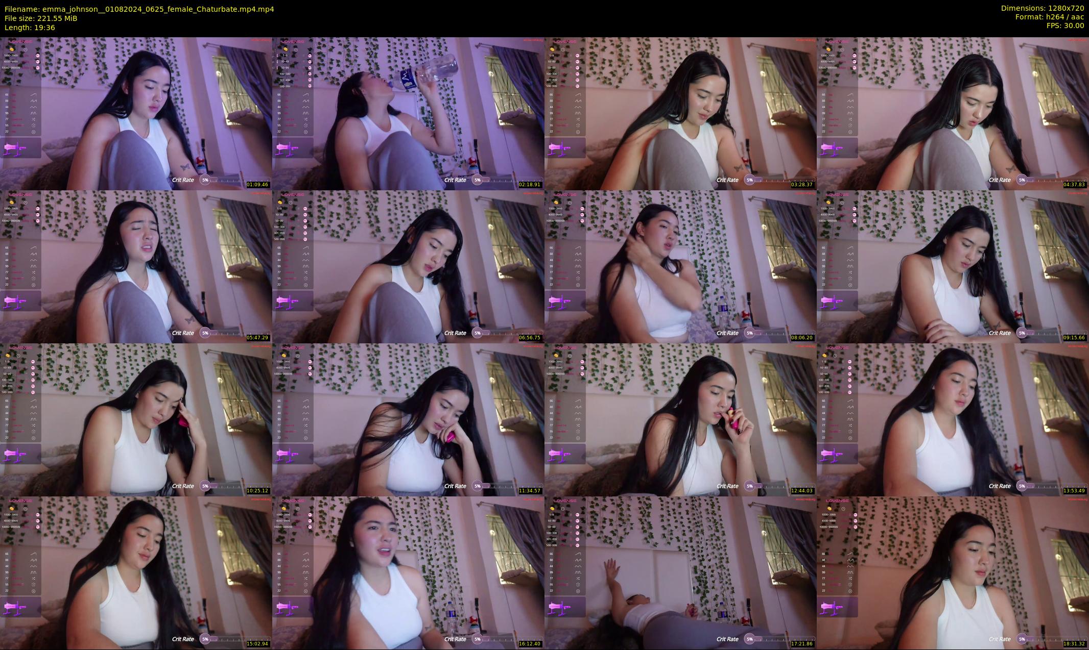 emma_johnson_ — 20 minute Chaturbate female cam show recording, 720p, Aug 1, 2024