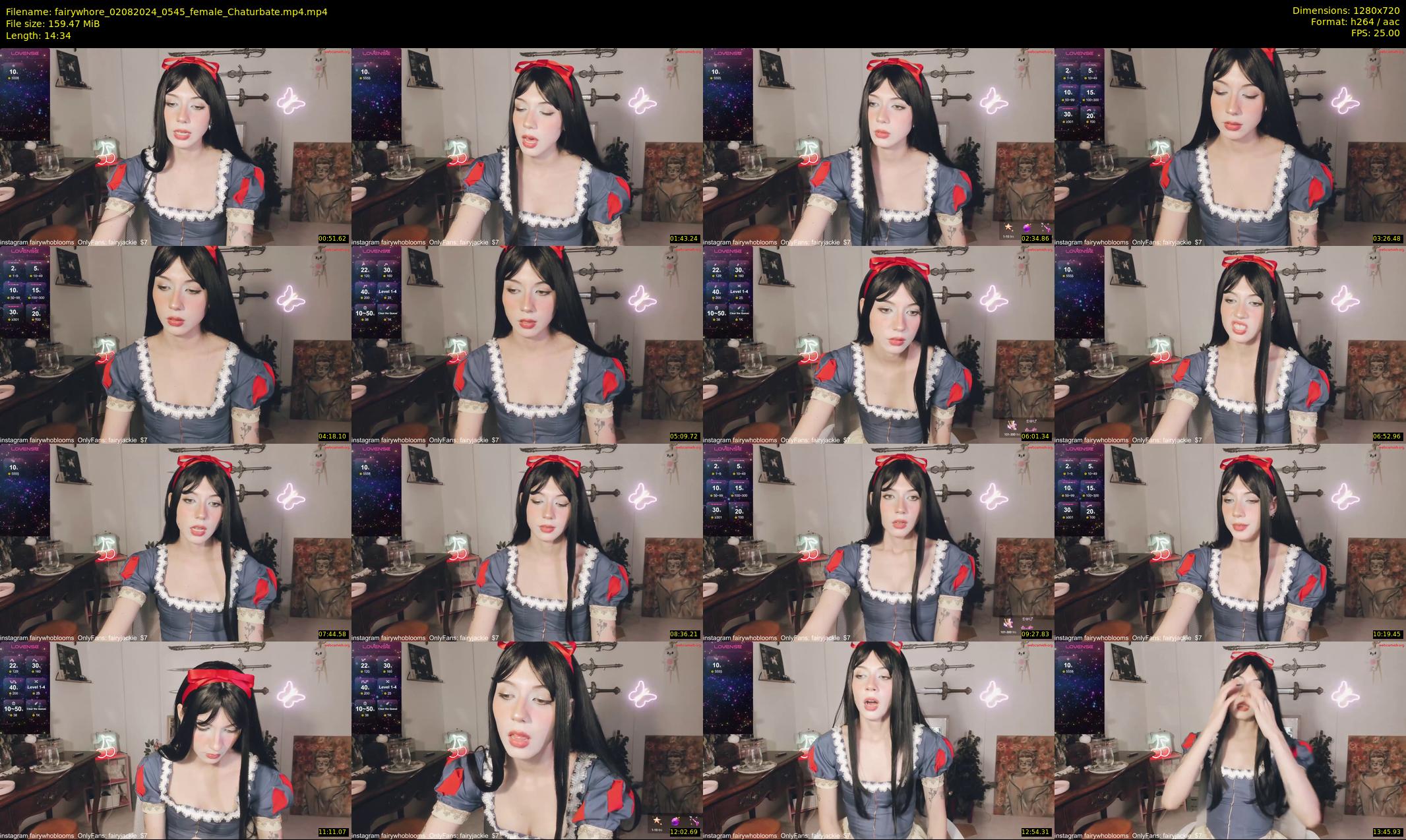 fairywhore — 15 minute Chaturbate female cam show recording, 720p, Aug 2, 2024