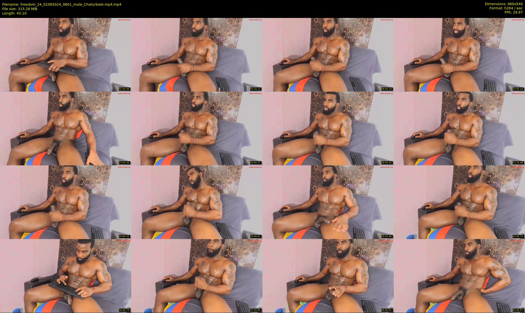 freedom_24 — 46 minute Chaturbate male cam show recording, 480p, Aug 1, 2024