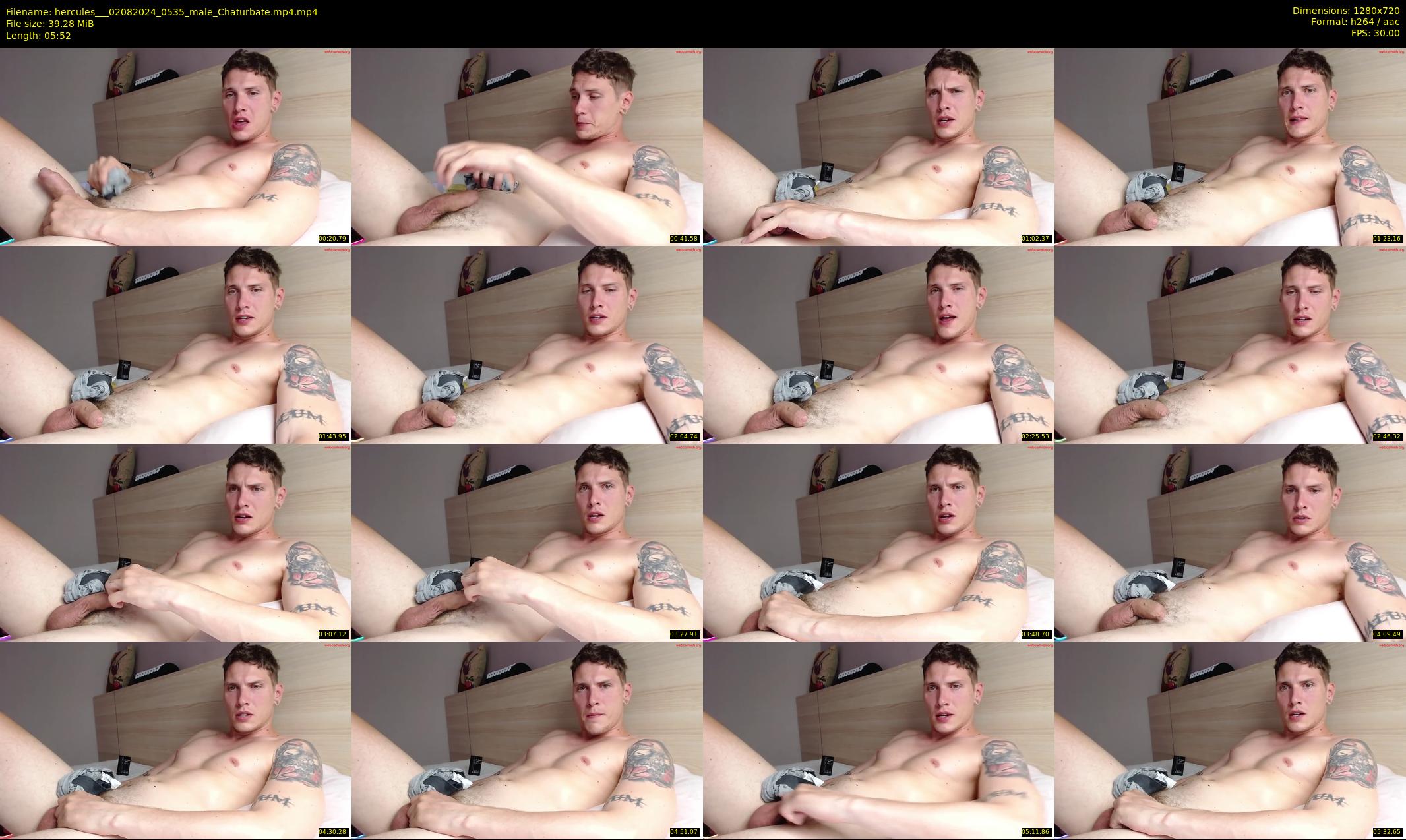 hercules__ — 6 minute Chaturbate male cam show recording, 720p, Aug 2, 2024