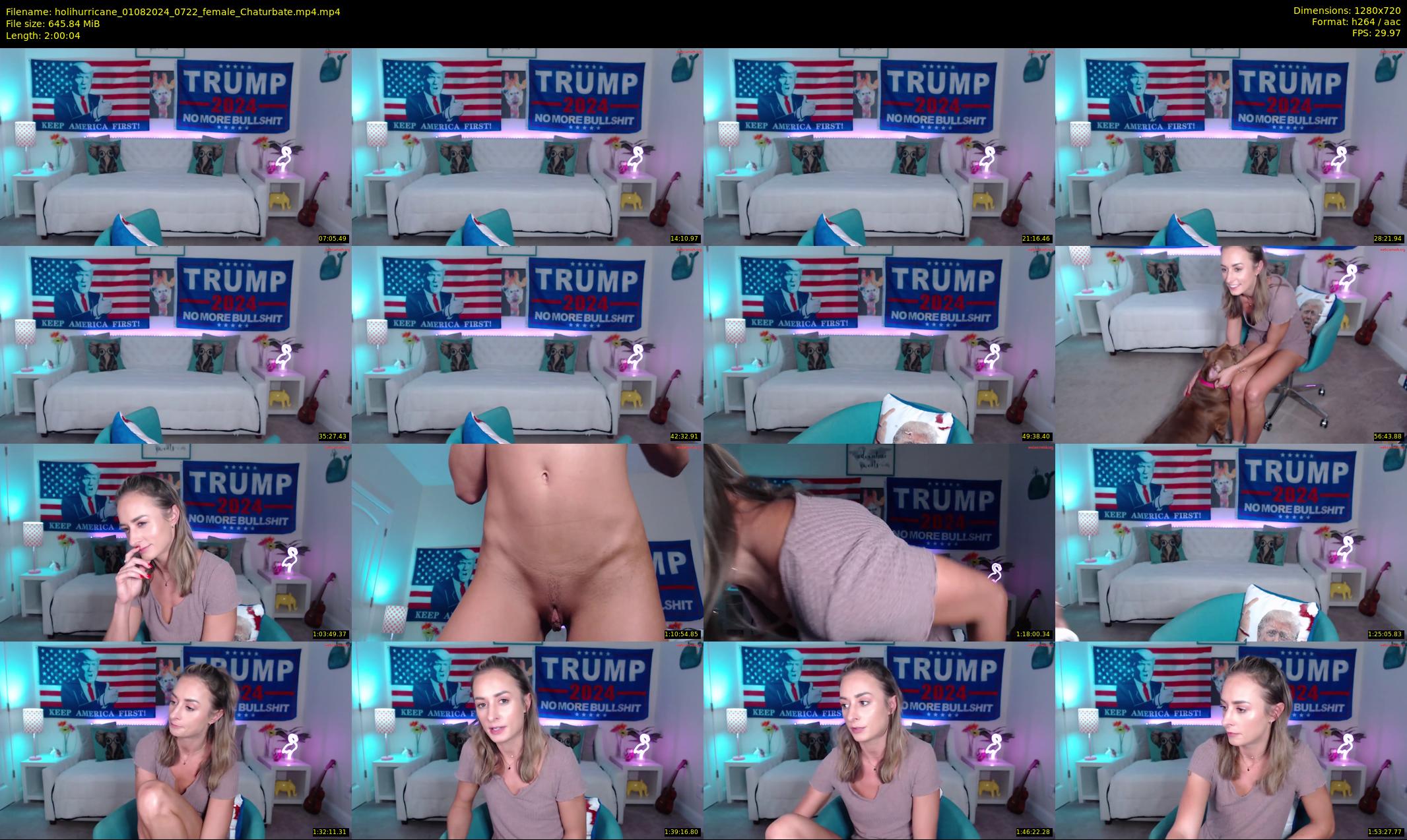 holihurricane — 121 minute Chaturbate female cam show recording, 720p, Aug 1, 2024