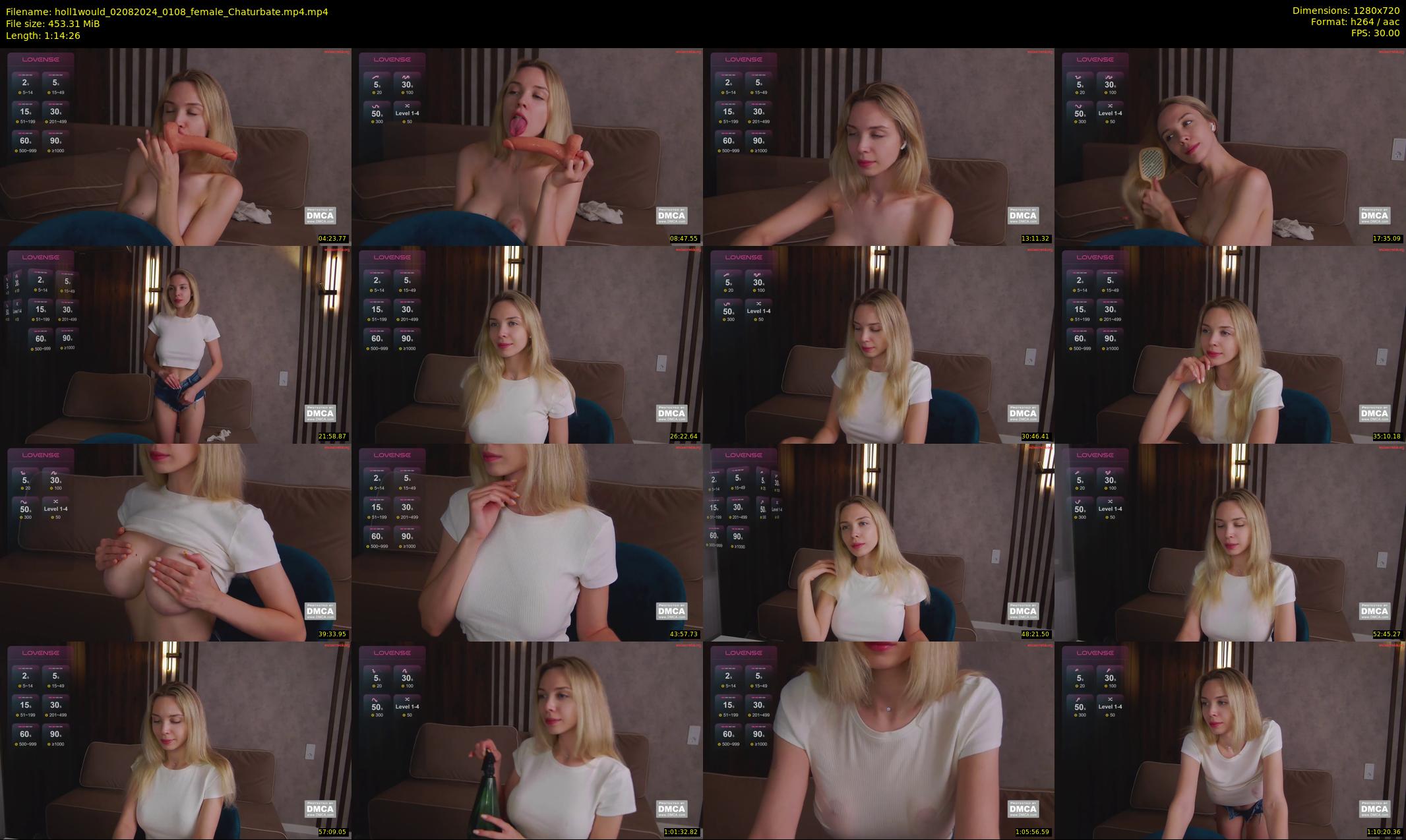holl1would — 75 minute Chaturbate female cam show recording, 720p, Aug 2, 2024