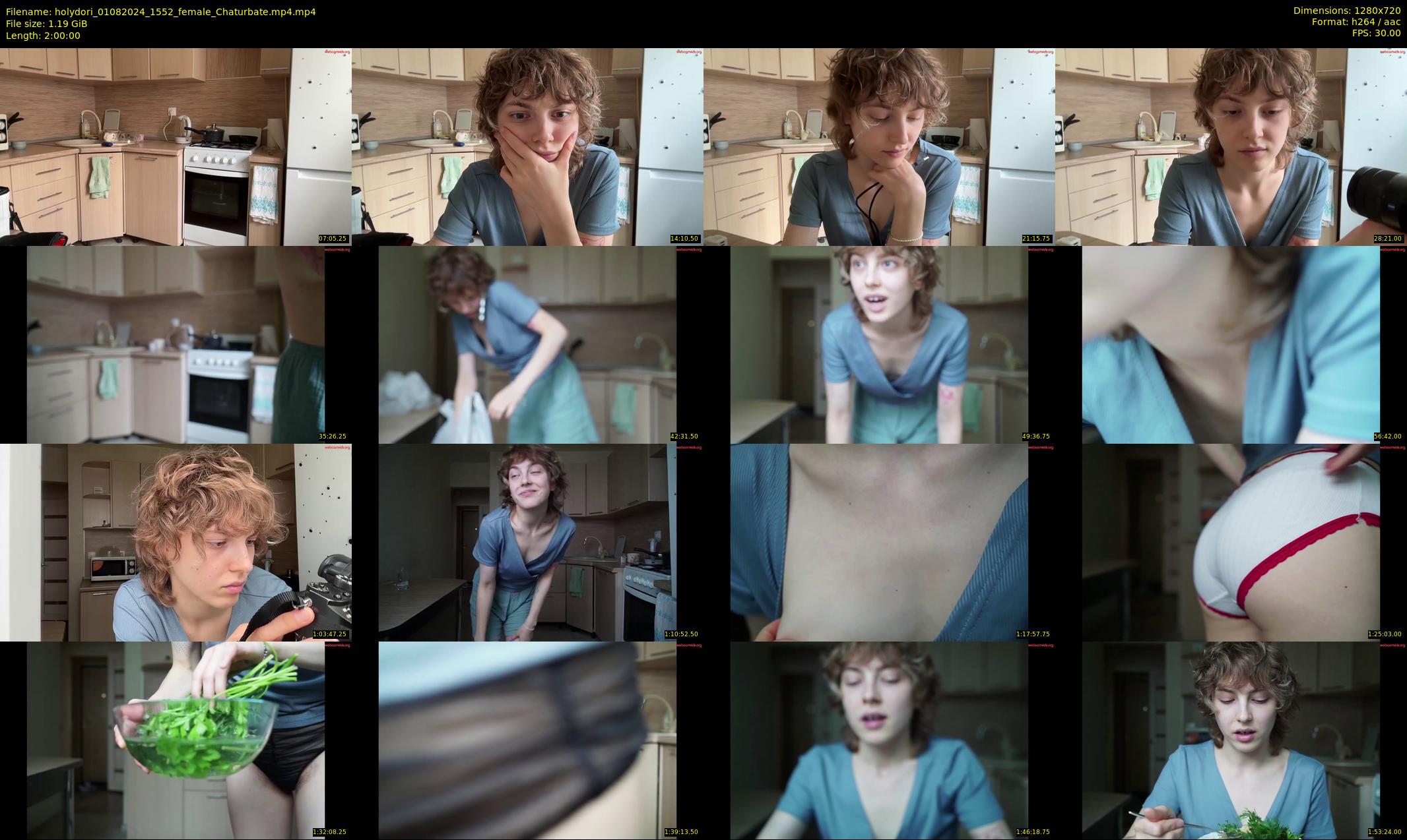 holydori — 120 minute Chaturbate female cam show recording, 720p, Aug 1, 2024
