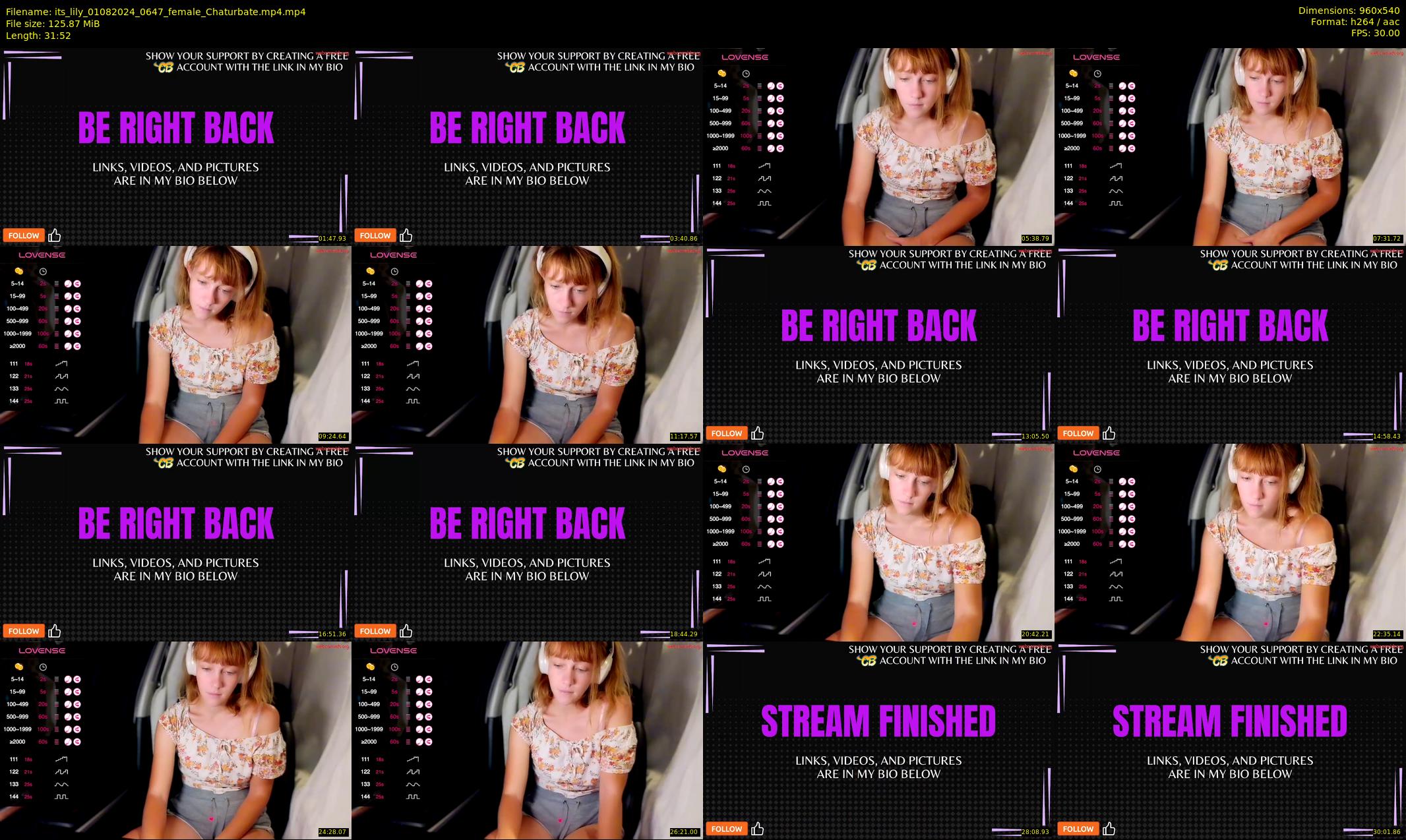 its_lily — 32 minute Chaturbate female cam show recording, 480p, Aug 1, 2024