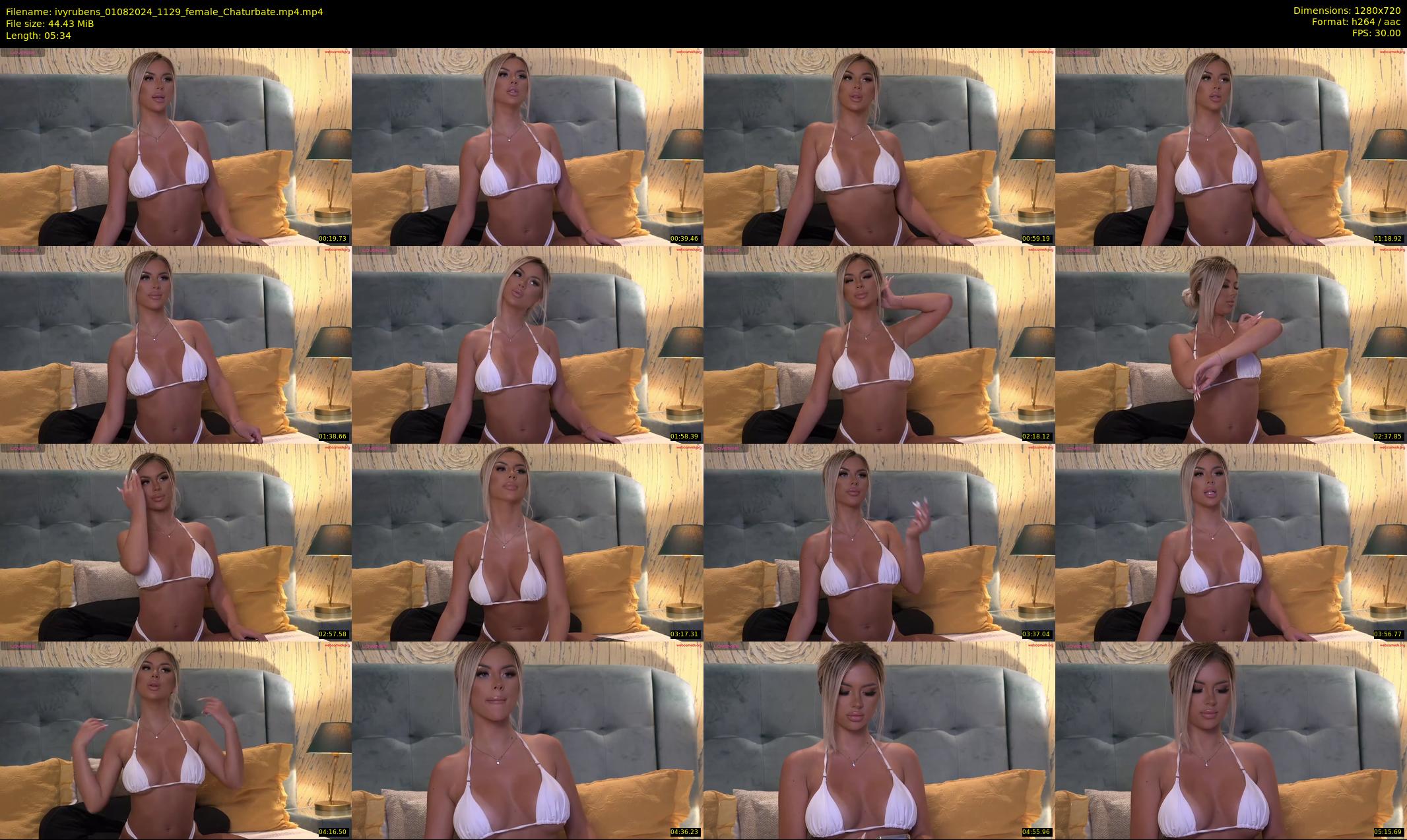 ivyrubens — 6 minute Chaturbate female cam show recording, 720p, Aug 1, 2024