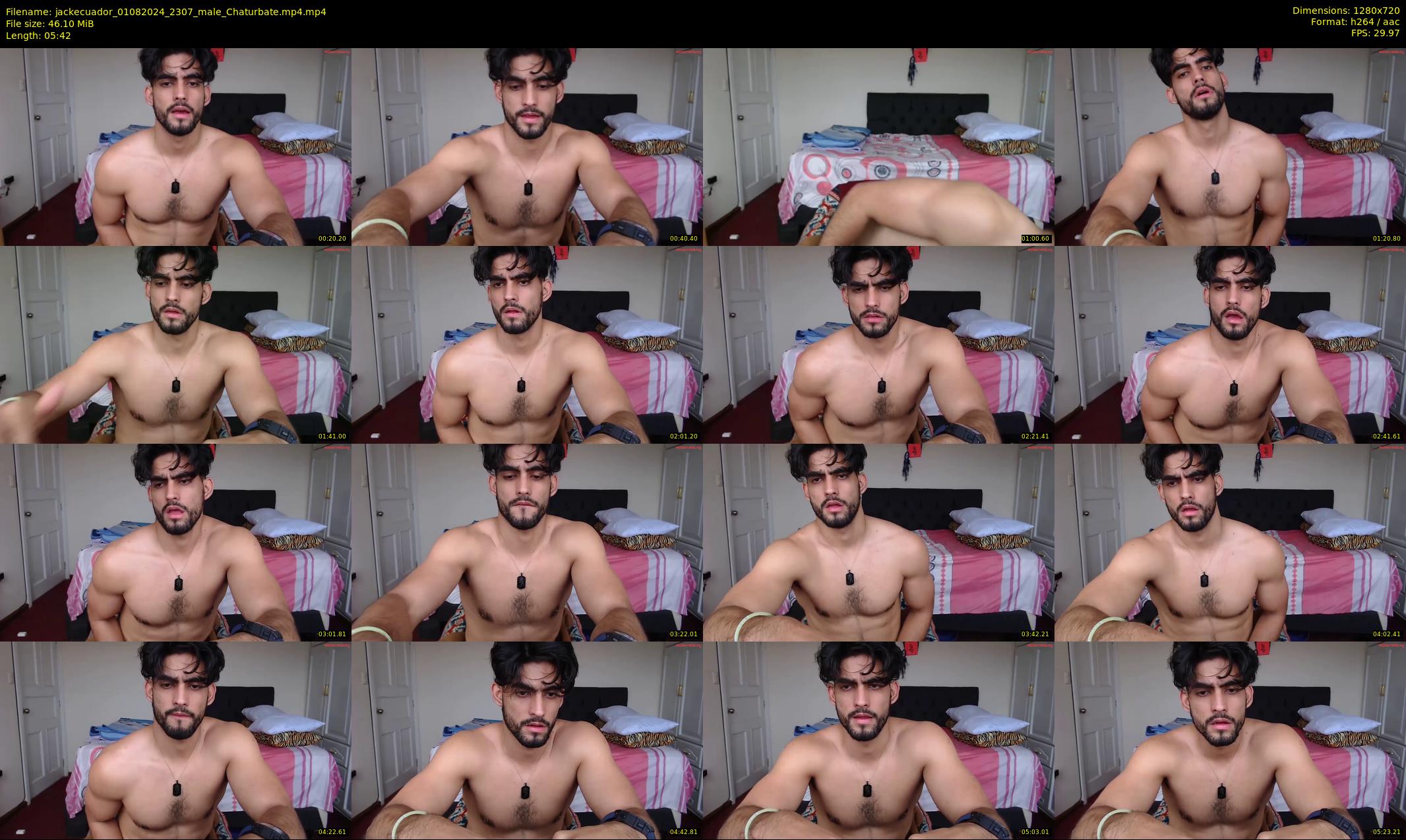 jackecuador — 6 minute Chaturbate male cam show recording, 720p, Aug 1, 2024
