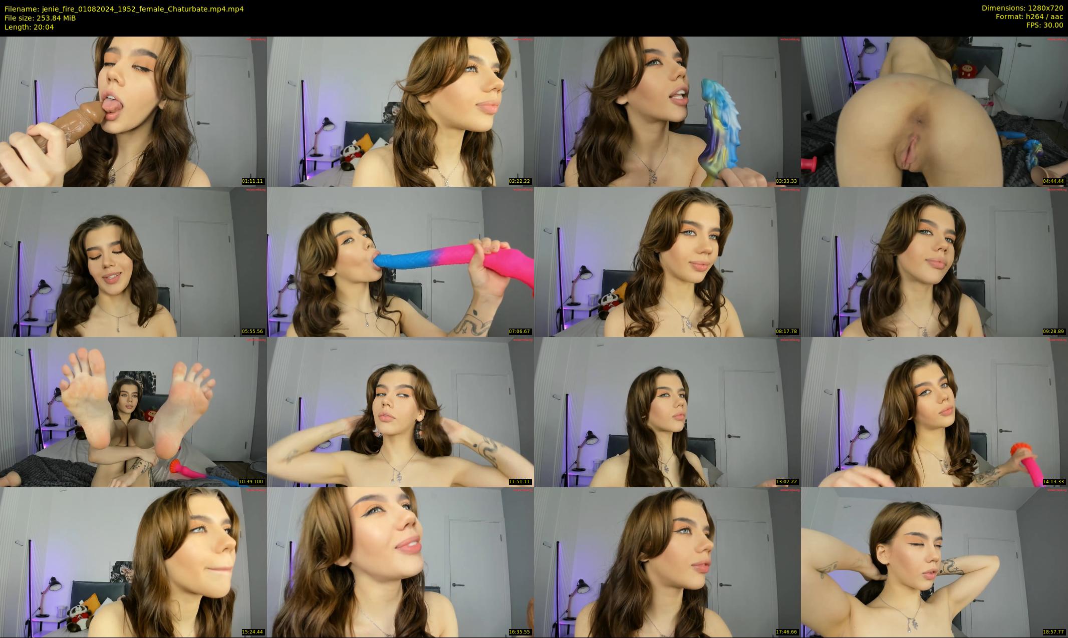 jenie_fire — 21 minute Chaturbate female cam show recording, 720p, Aug 1, 2024