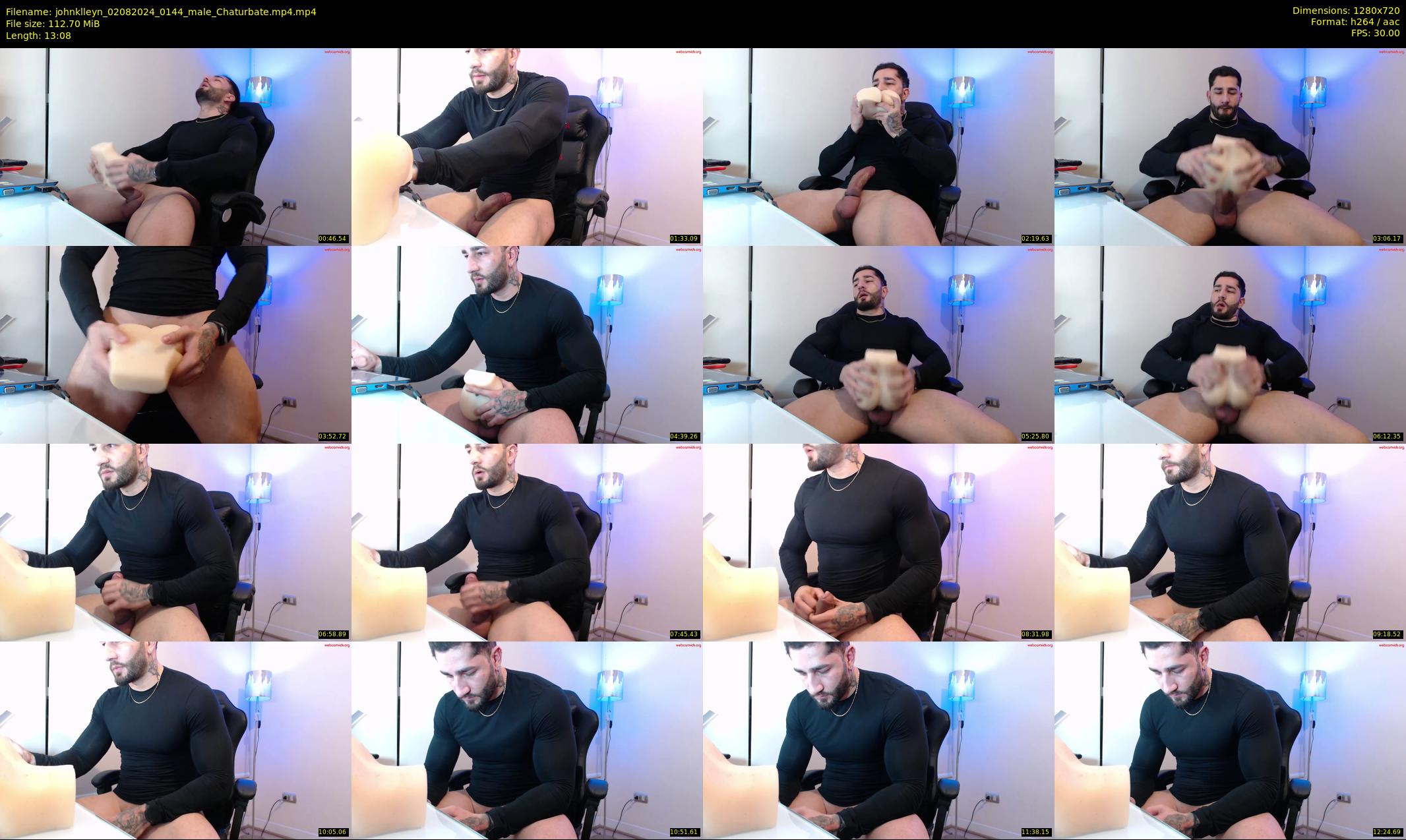 johnklleyn — 14 minute Chaturbate male cam show recording, 720p, Aug 2, 2024