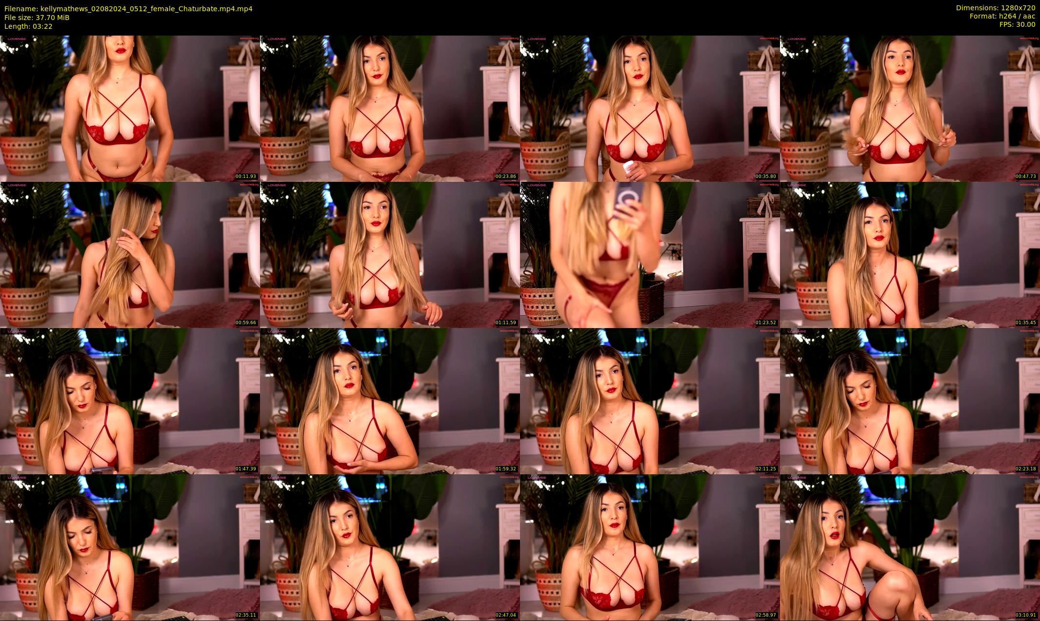 kellymathews — 4 minute Chaturbate female cam show recording, 720p, Aug 2, 2024