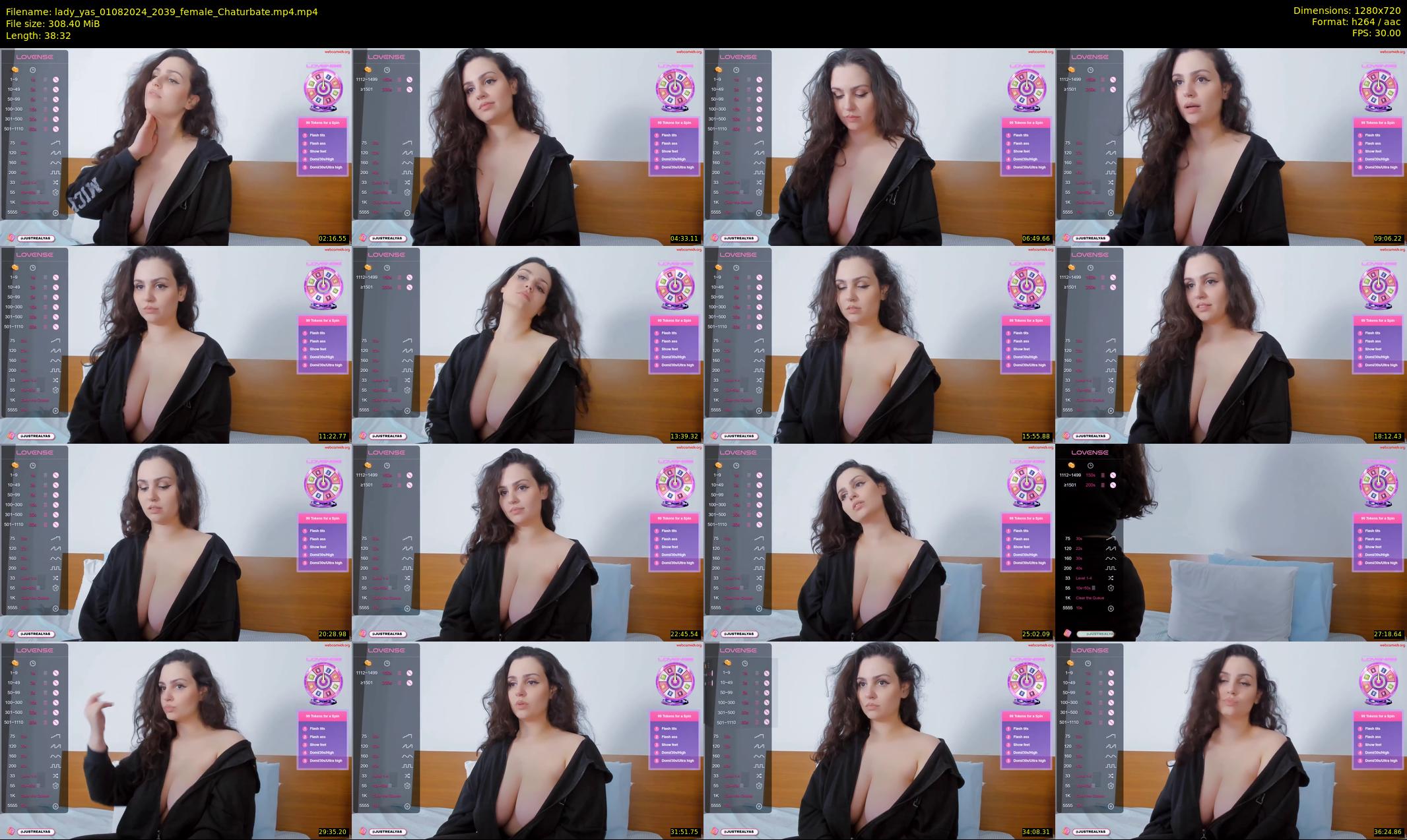 lady_yas — 39 minute Chaturbate female cam show recording, 720p, Aug 1, 2024