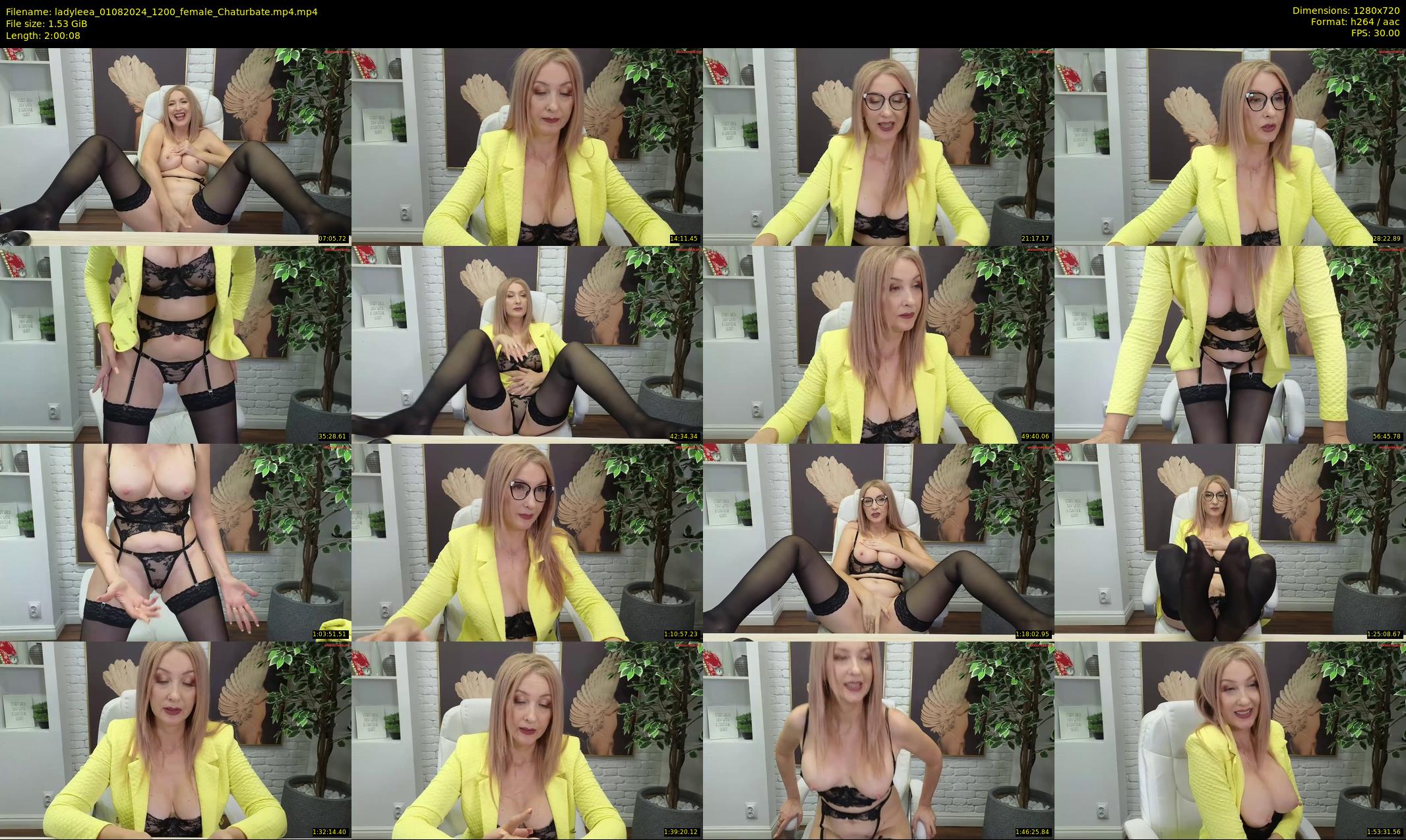 ladyleea — 121 minute Chaturbate female cam show recording, 720p, Aug 1, 2024