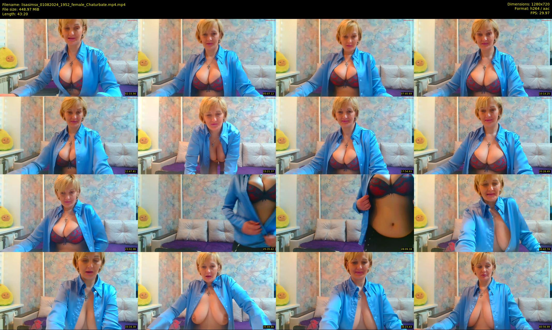 lisasimsx — 44 minute Chaturbate female cam show recording, 720p, Aug 1, 2024
