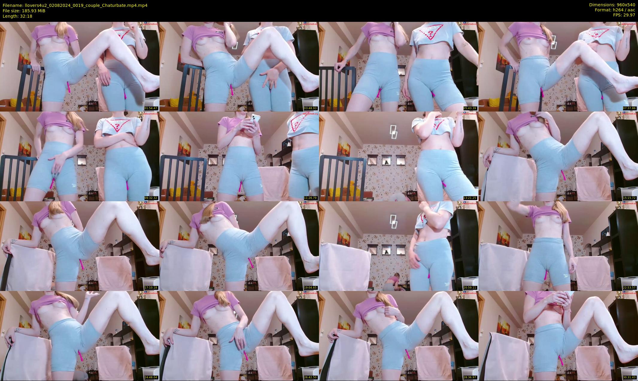 llovers4u2 — 33 minute Chaturbate couple cam show recording, 480p, Aug 2, 2024