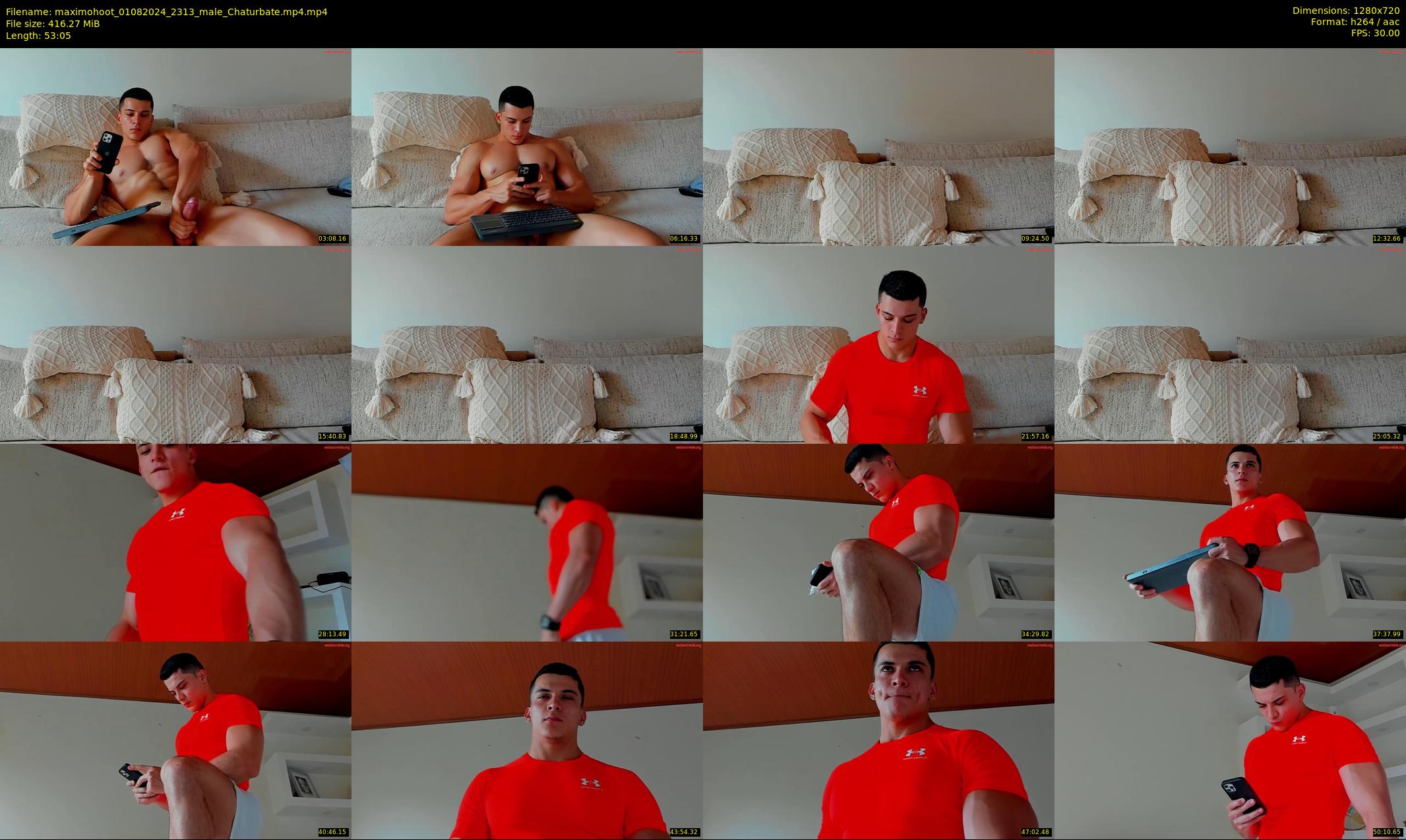 maximohoot — 54 minute Chaturbate male cam show recording, 720p, Aug 1, 2024