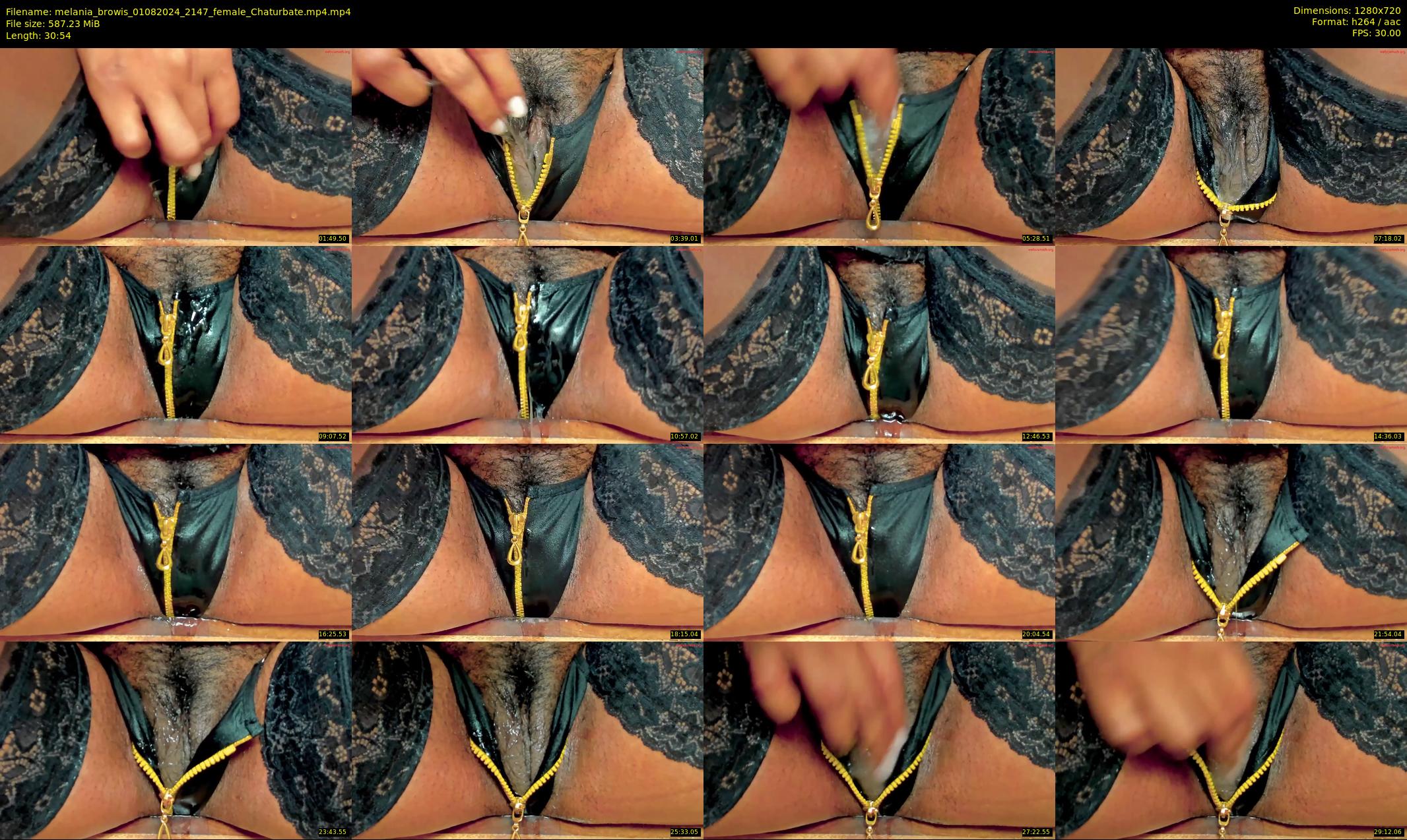 melania_browis — 31 minute Chaturbate female cam show recording, 720p, Aug 1, 2024