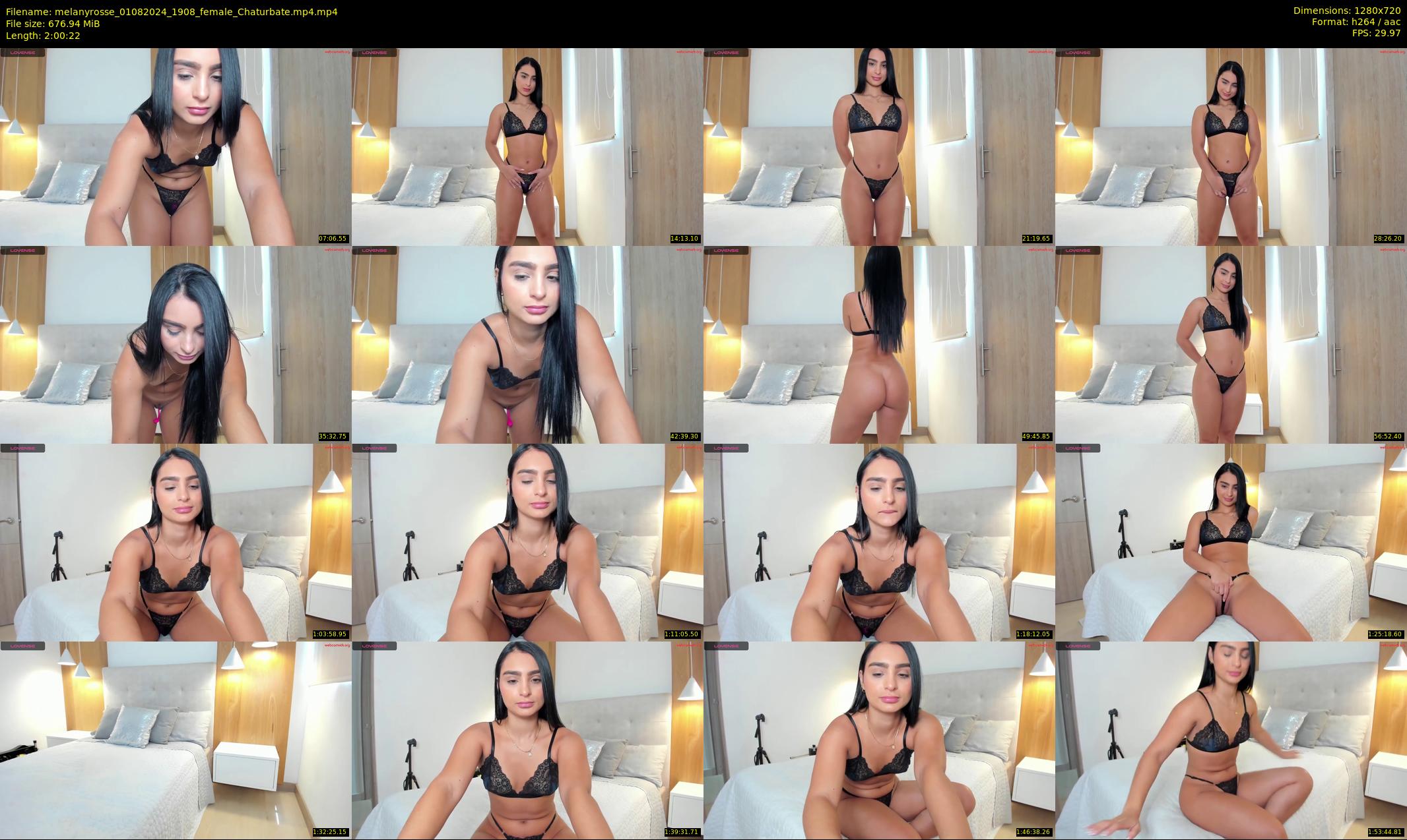 melanyrosse — 121 minute Chaturbate female cam show recording, 720p, Aug 1, 2024